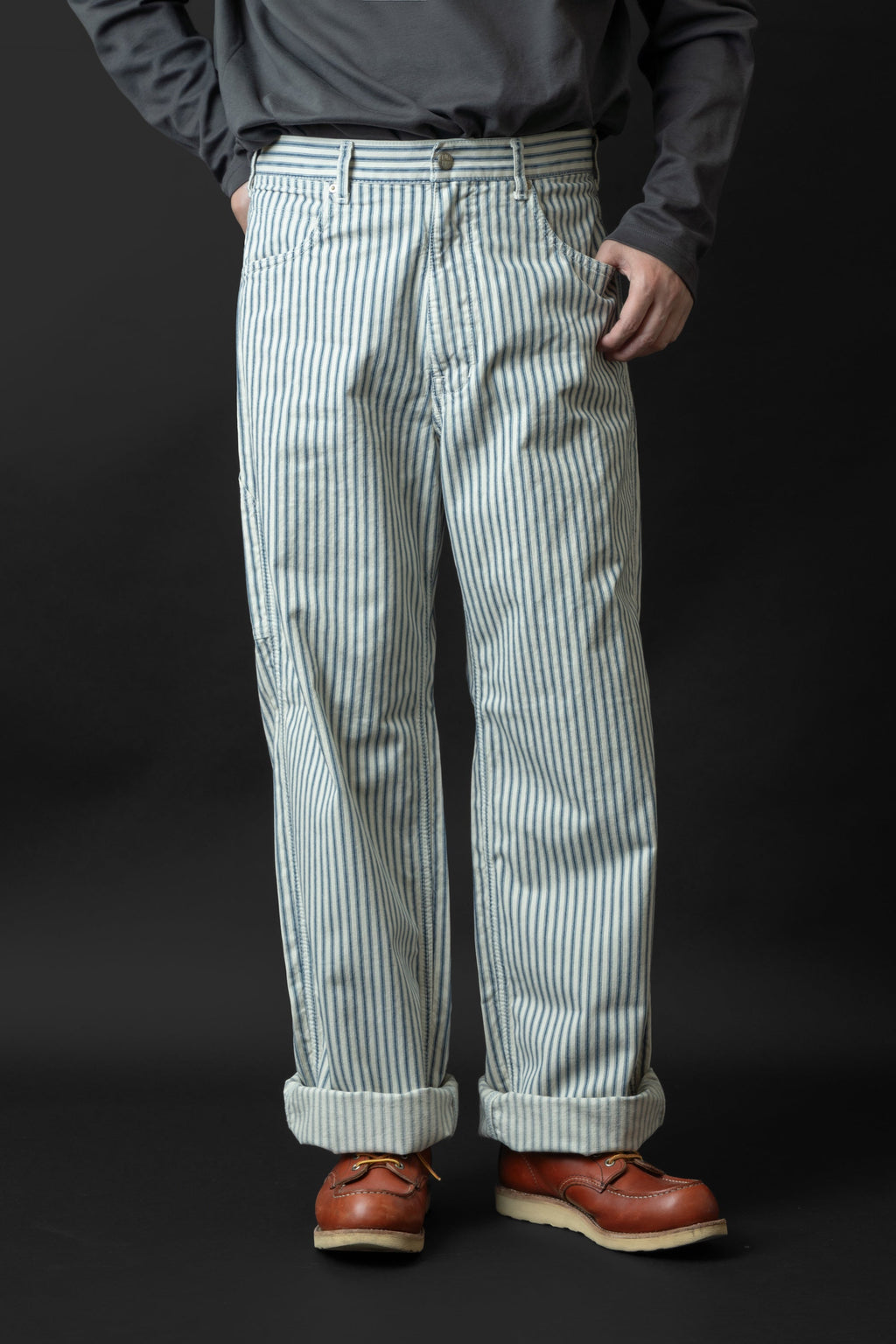 WR545G (84H) Painter Pants Railroad Stripe