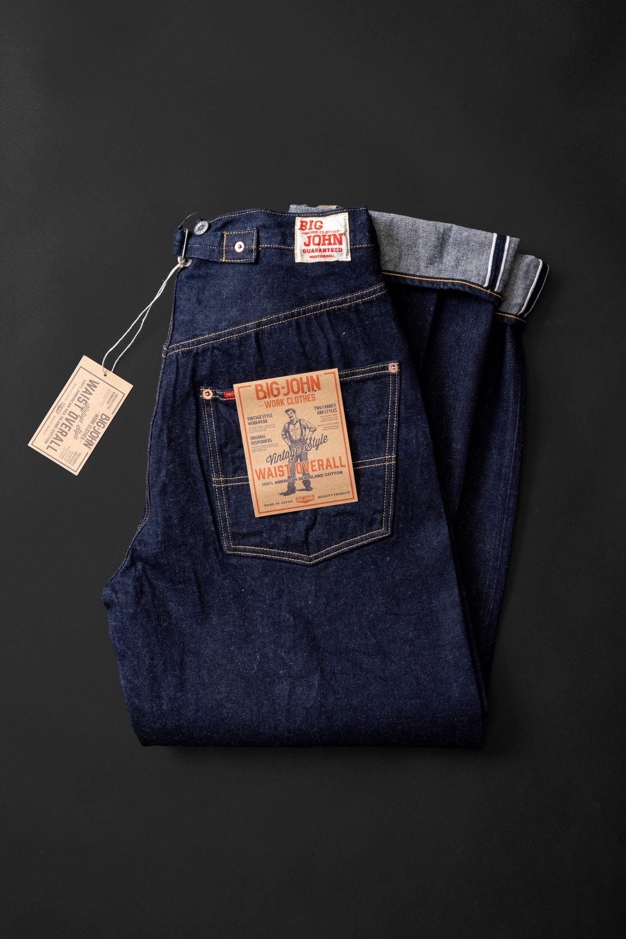 M101S(001) WAIST OVERALL SEA ISLAND – Big-John-Intl