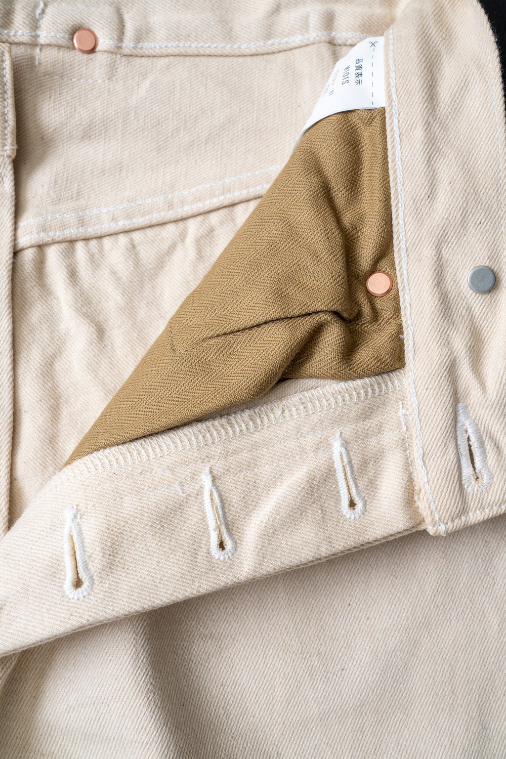 M101S(66) WAIST OVERALL DUCK kinari