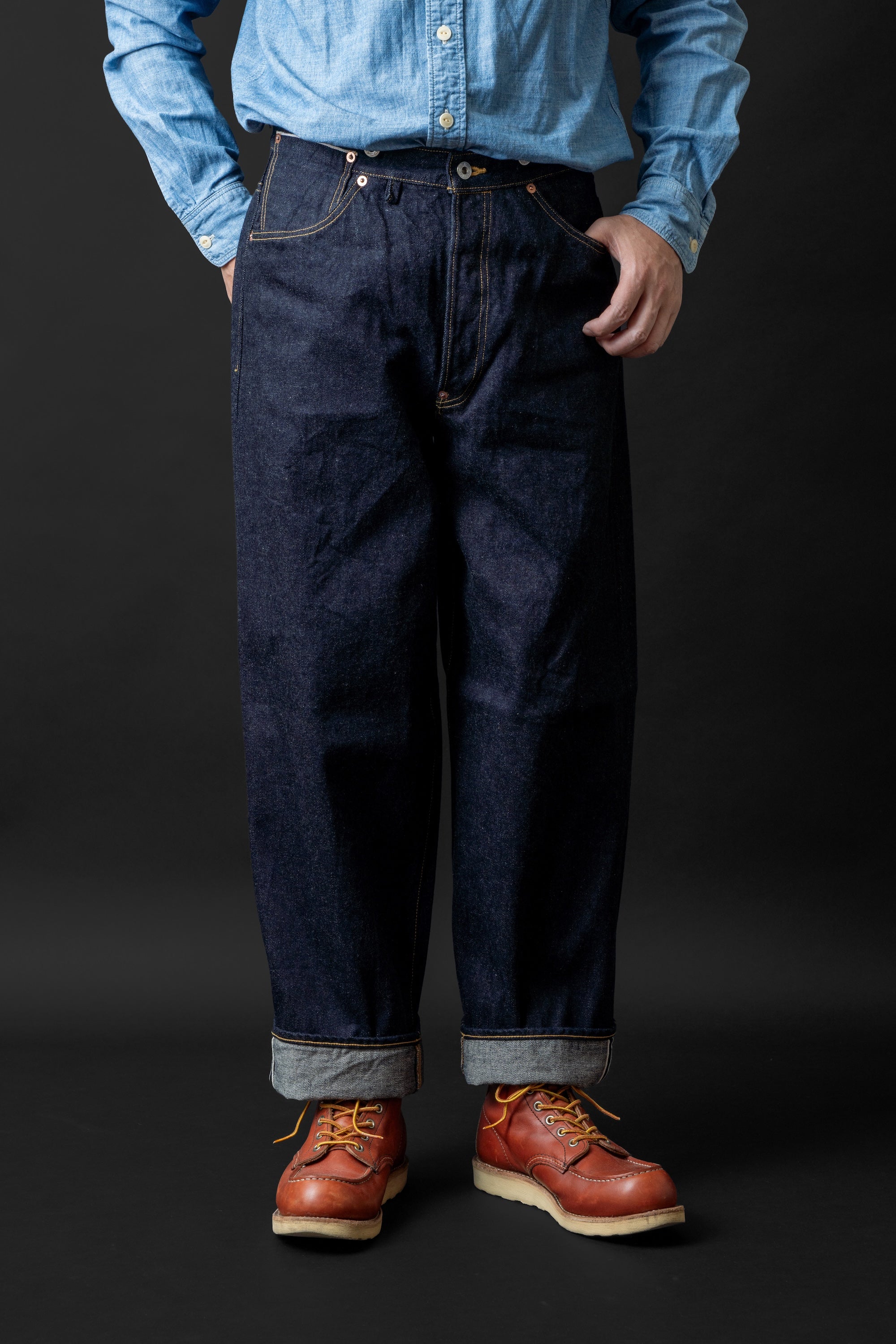 M101S(001) WAIST OVERALL SEA ISLAND – Big-John-Intl