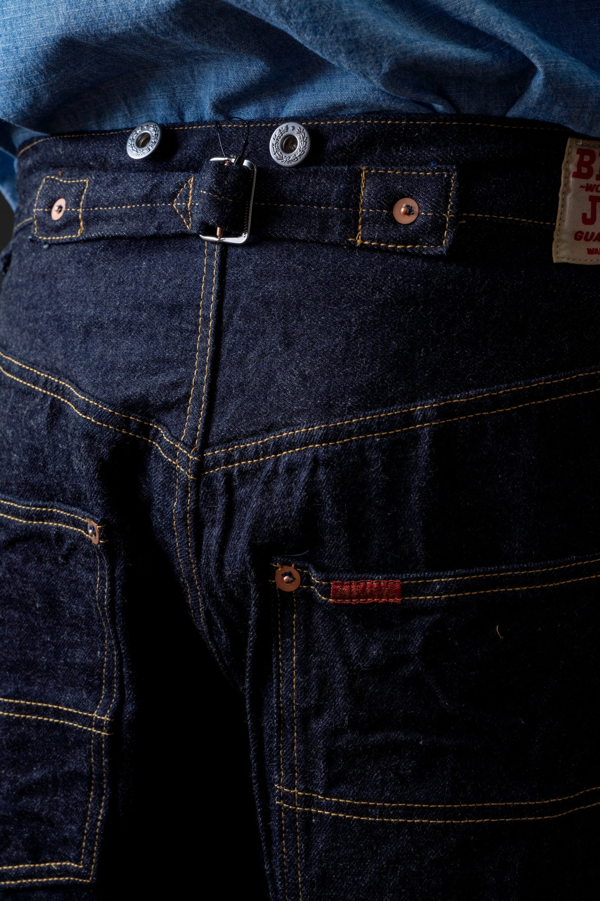 M101S(001) WAIST OVERALL SEA ISLAND