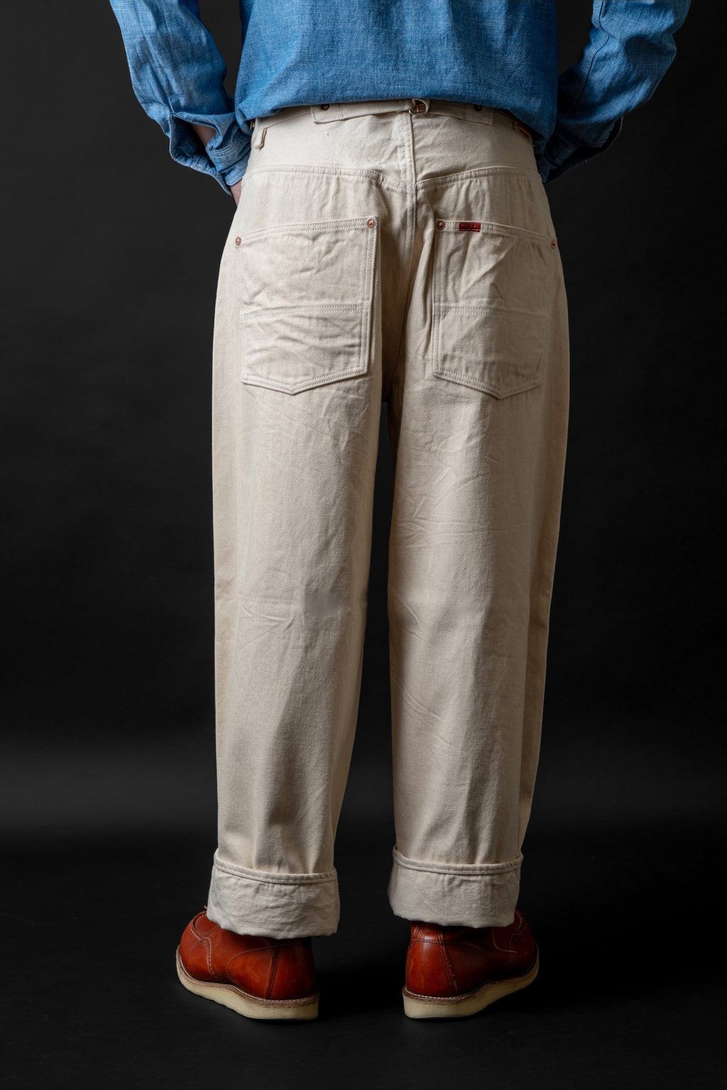 M101S(66) WAIST OVERALL DUCK kinari