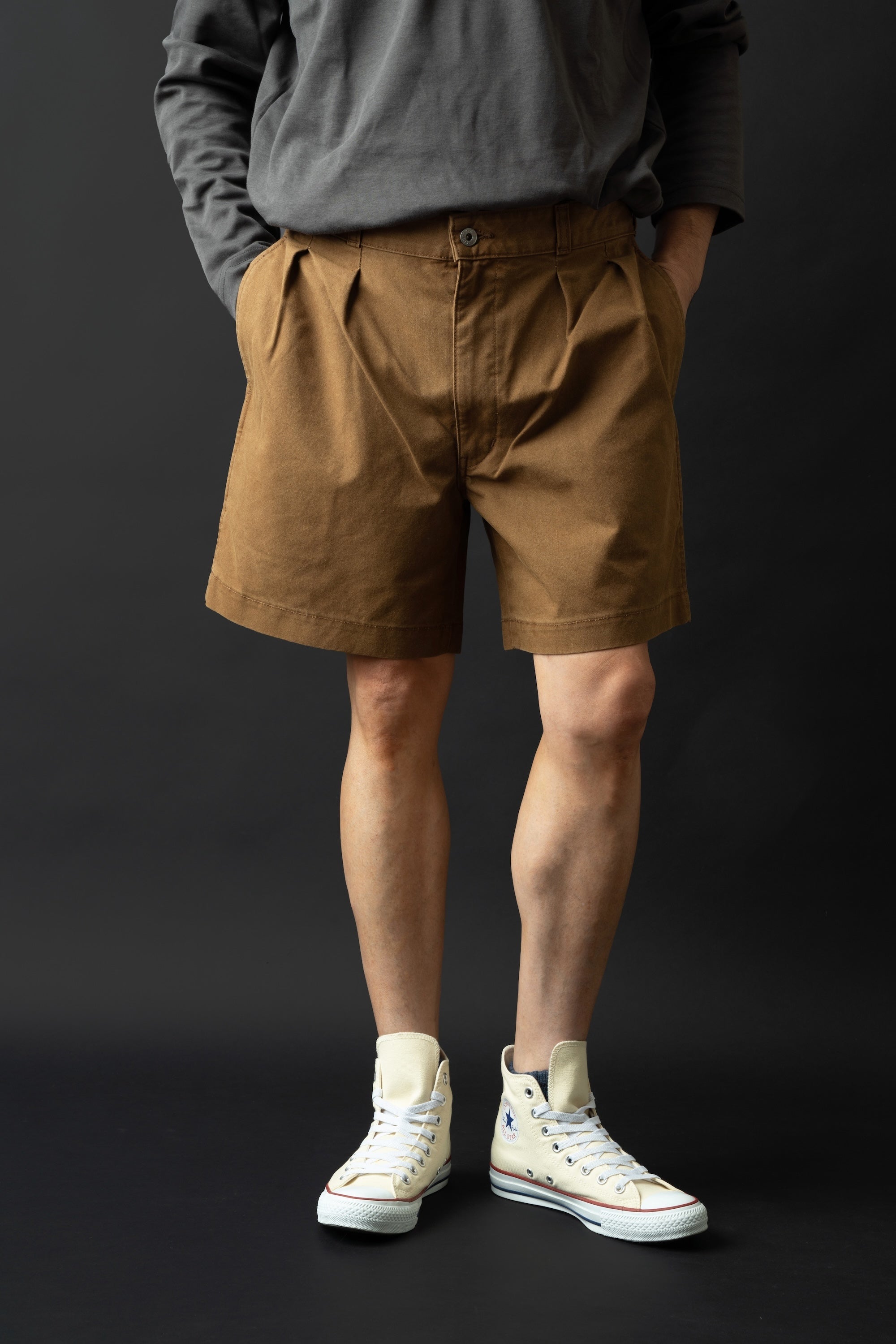 M7014RC (57) WILD DUCK CANVAS SHORTS