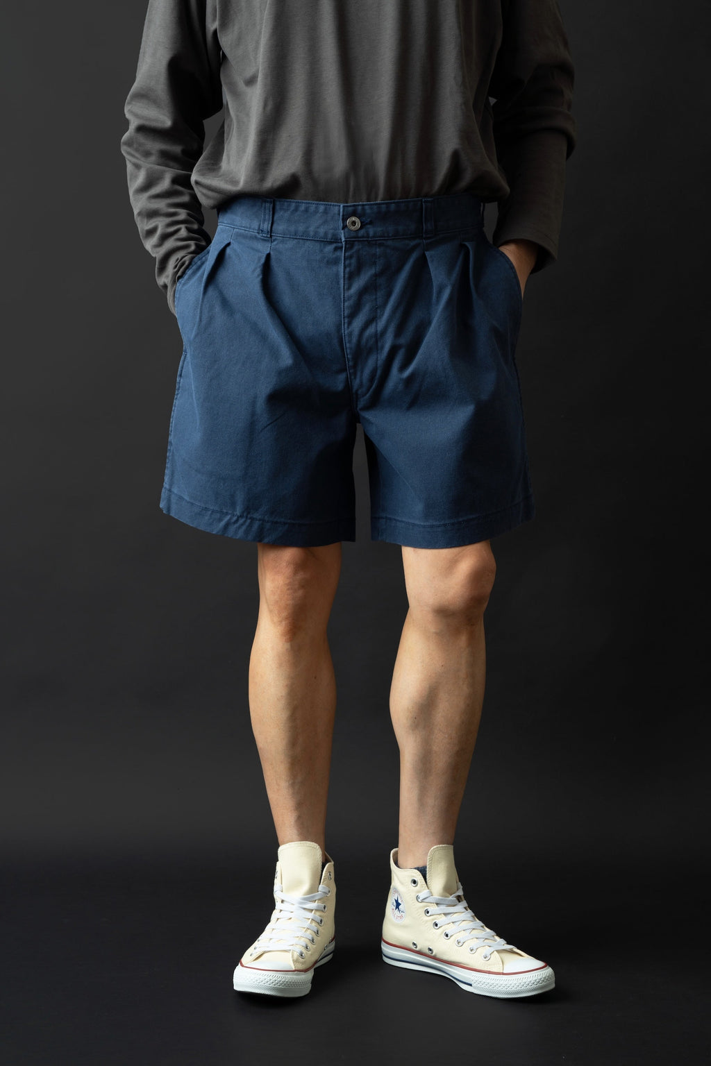 M7014RC (02) WILD DUCK CANVAS SHORTS