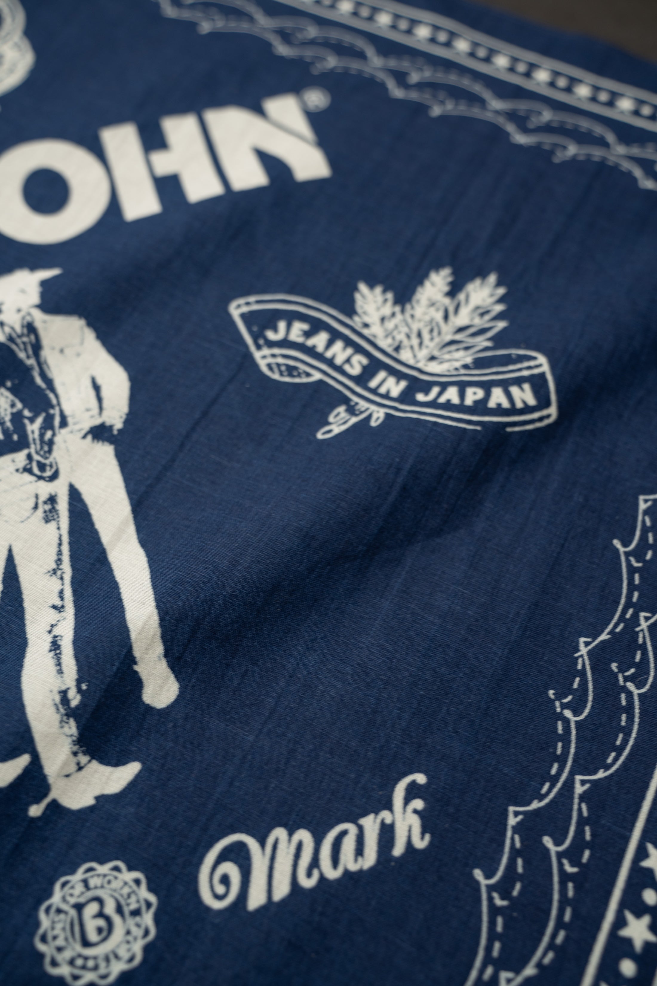 VBAN03 (ID)BIGJOHN INDIGO BANDANA – Big-John-Intl