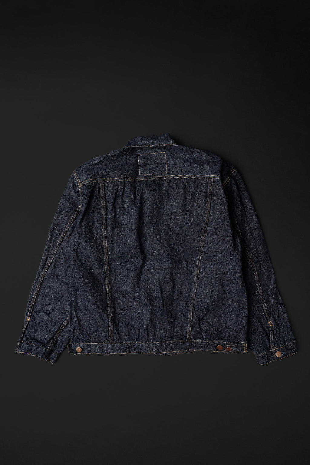 S6953WS (001) ISHIKAWADAI DENIM TRUCKER JACKET | SUVIN GOLD