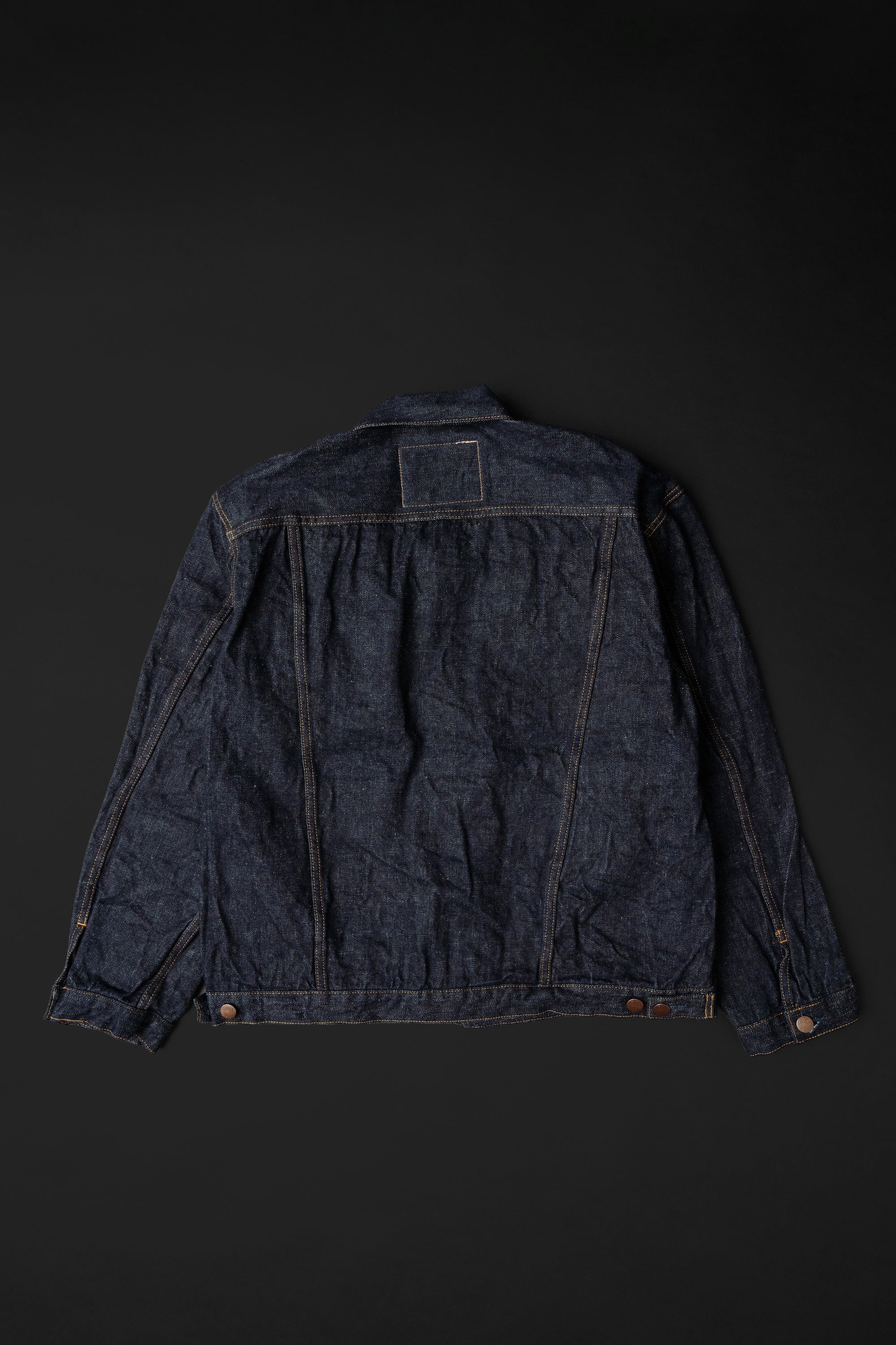 S6953WS (001) ISHIKAWADAI DENIM TRUCKER JACKET | SUVIN GOLD