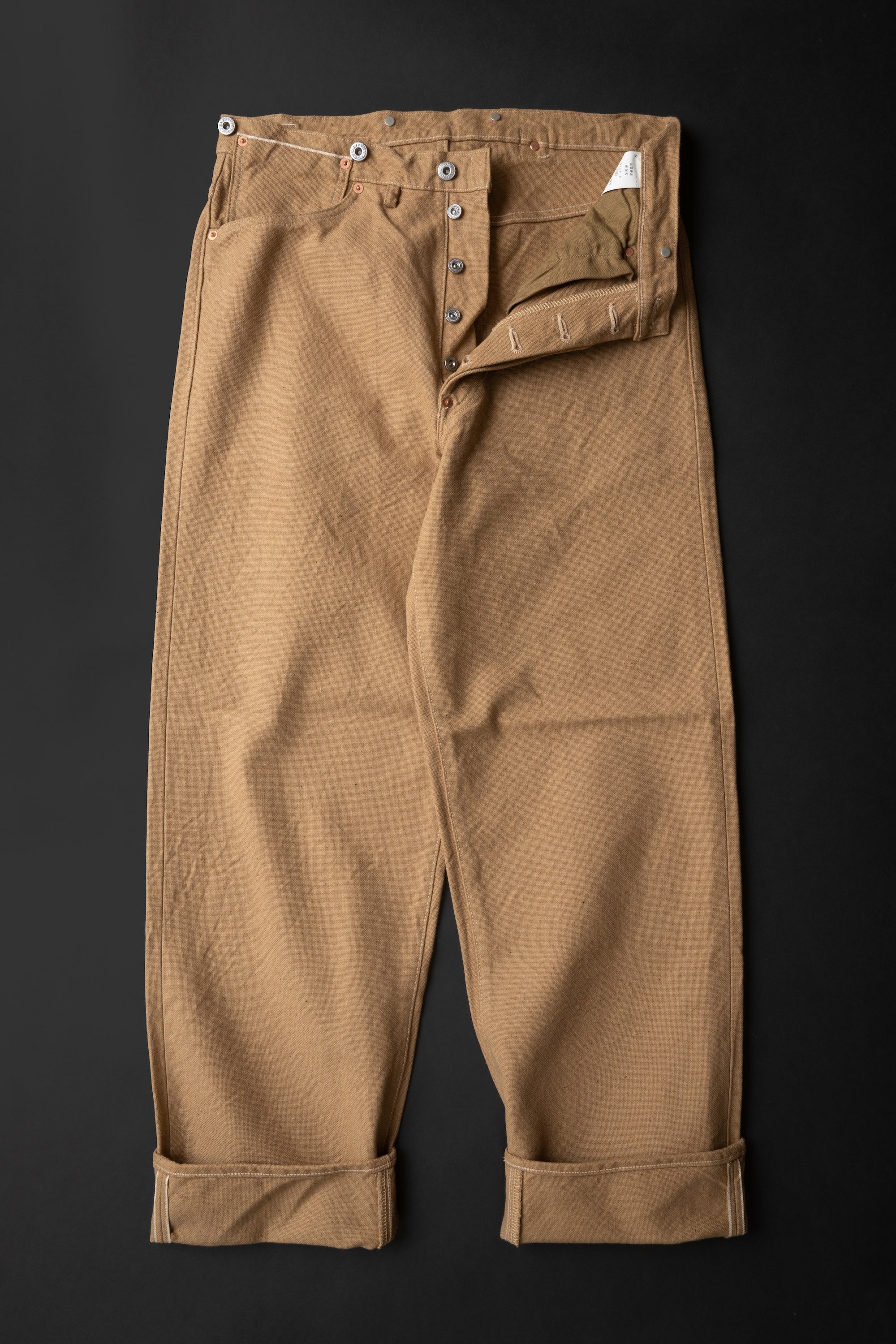 M101S(41) WAIST OVERALL – American Sea Island Cotton Duck Canvas