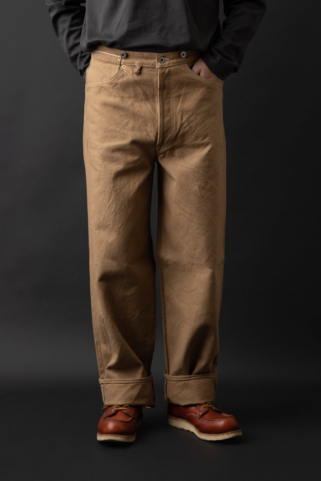 M101S(41) WAIST OVERALL – American Sea Island Cotton Duck Canvas