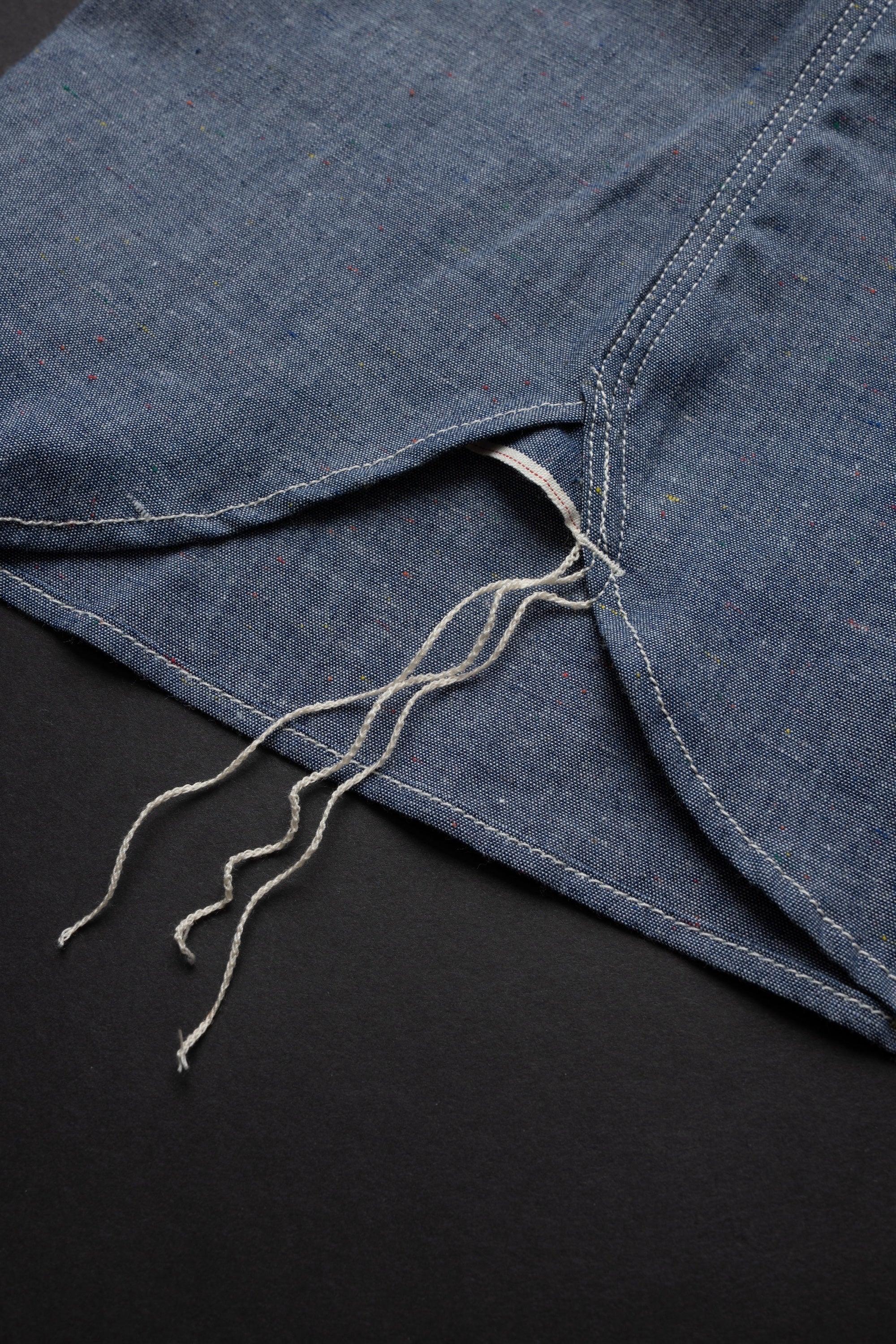 MS004R (01C) Color Nep Selvedge Chambray Shirt – Big-John-Intl