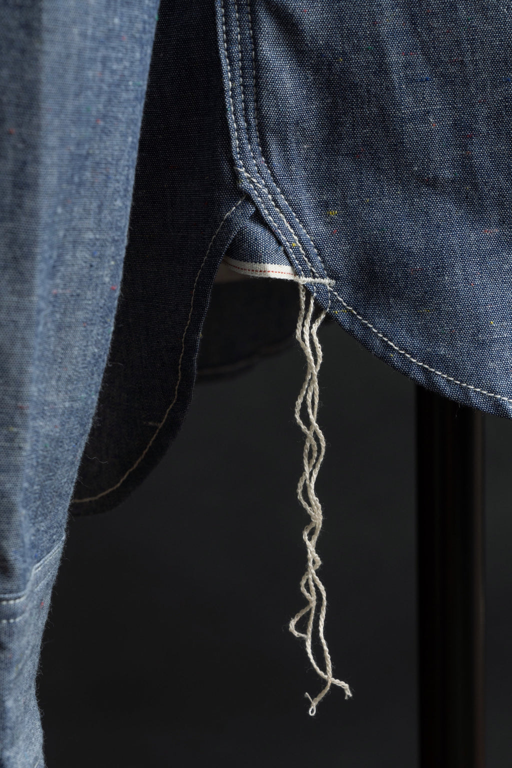 MS004R (01C) Color Nep Selvedge Chambray Shirt