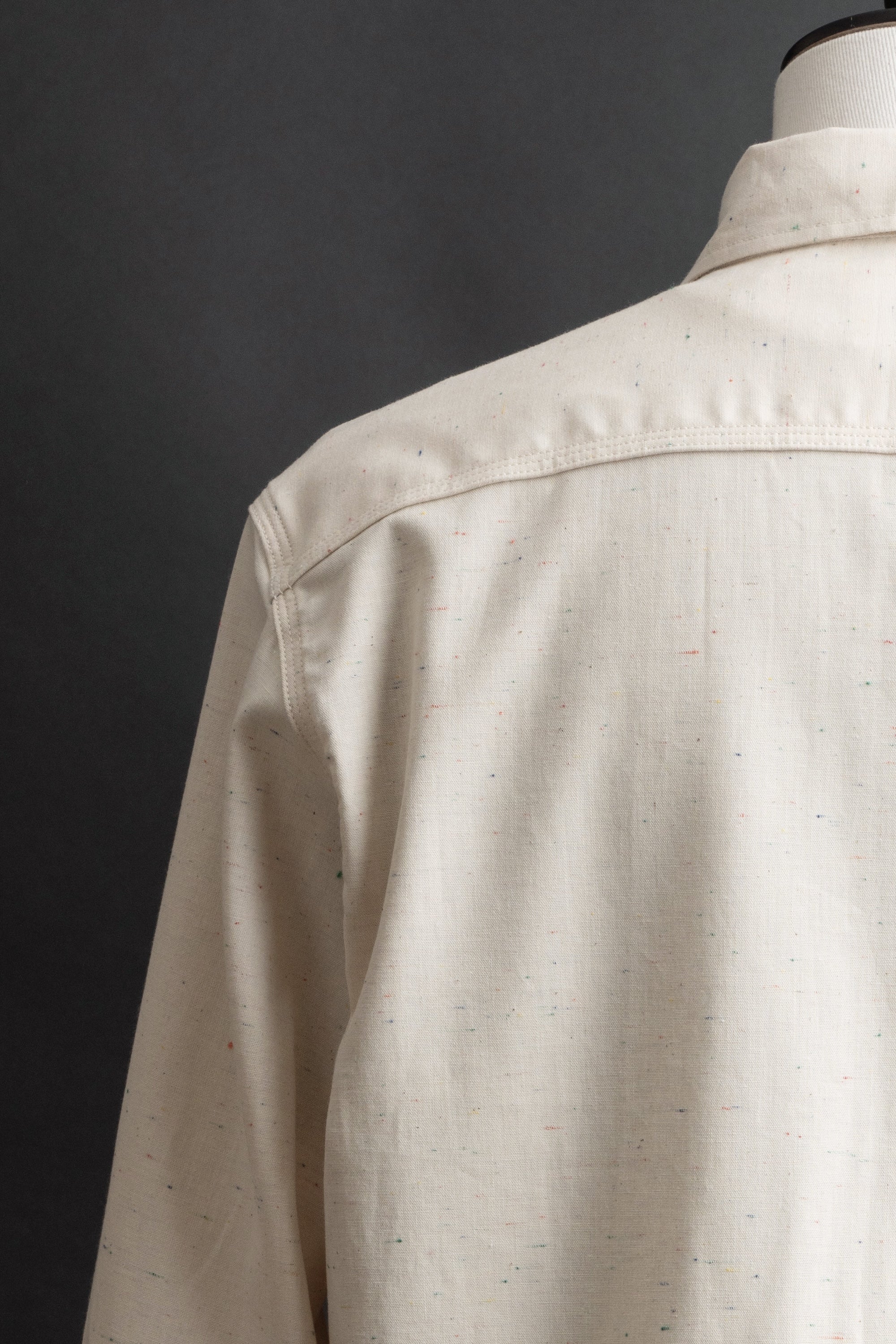 MS004R (66C) Color Nep Selvedge Chambray Shirt – Big-John-Intl