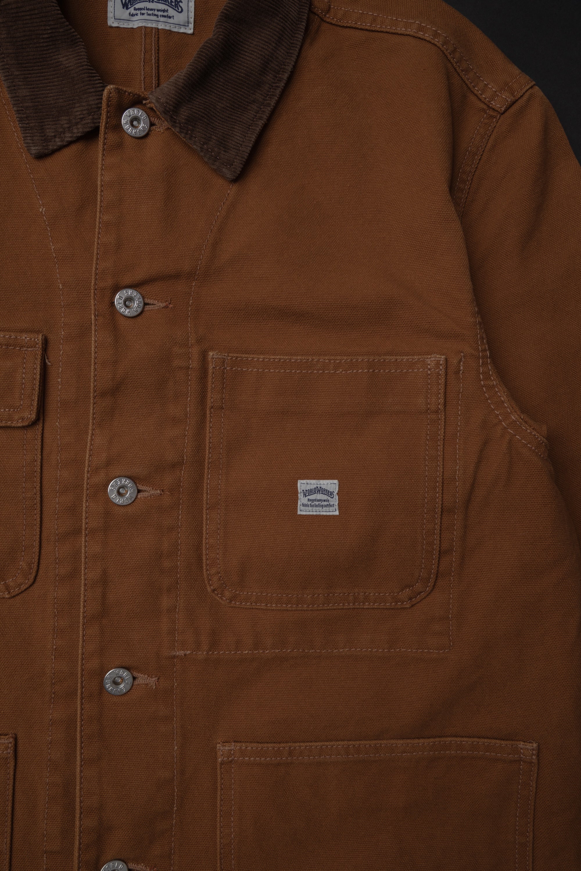 WR623F (53) World Workers Duck Canvas Coverall Jacket – Big-John-Intl