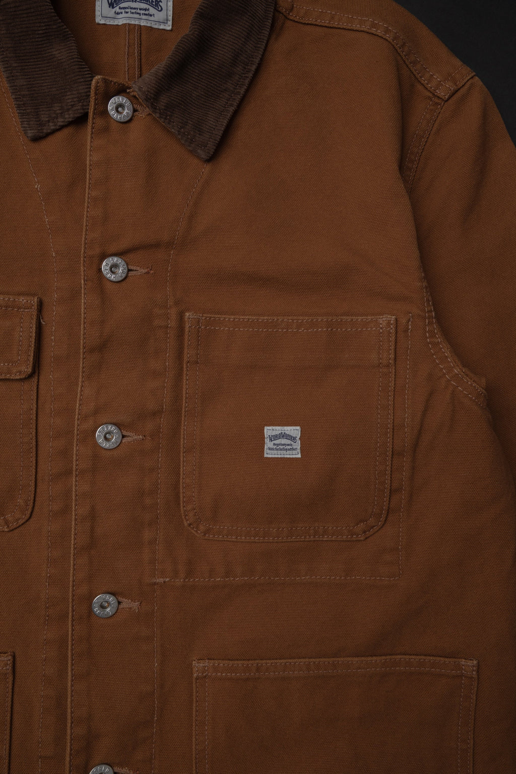 WR623F (53) World Workers Duck Canvas Coverall Jacket