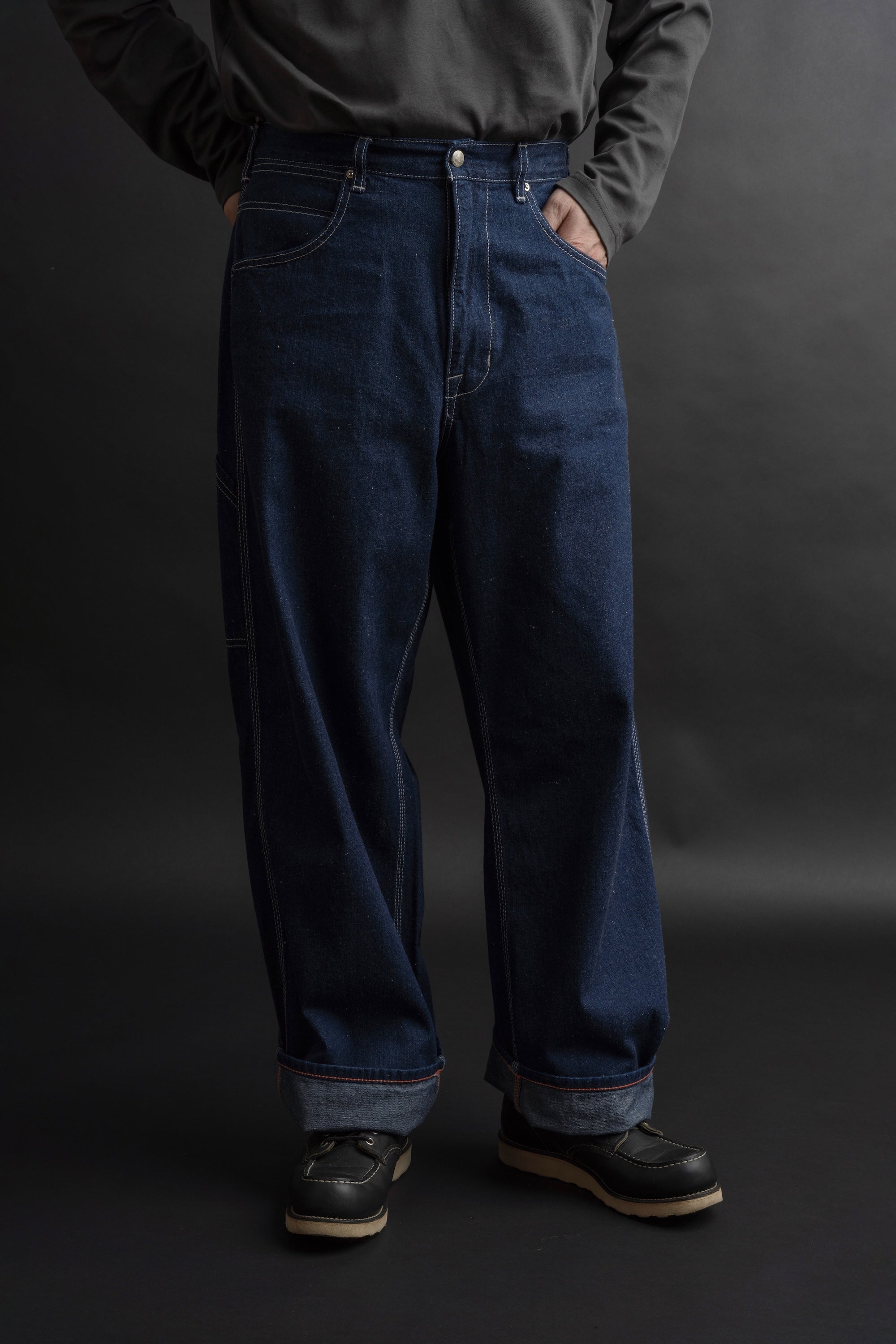 WR545F (81) World Workers 50th Anniversary Indigo Nep Painter Pants