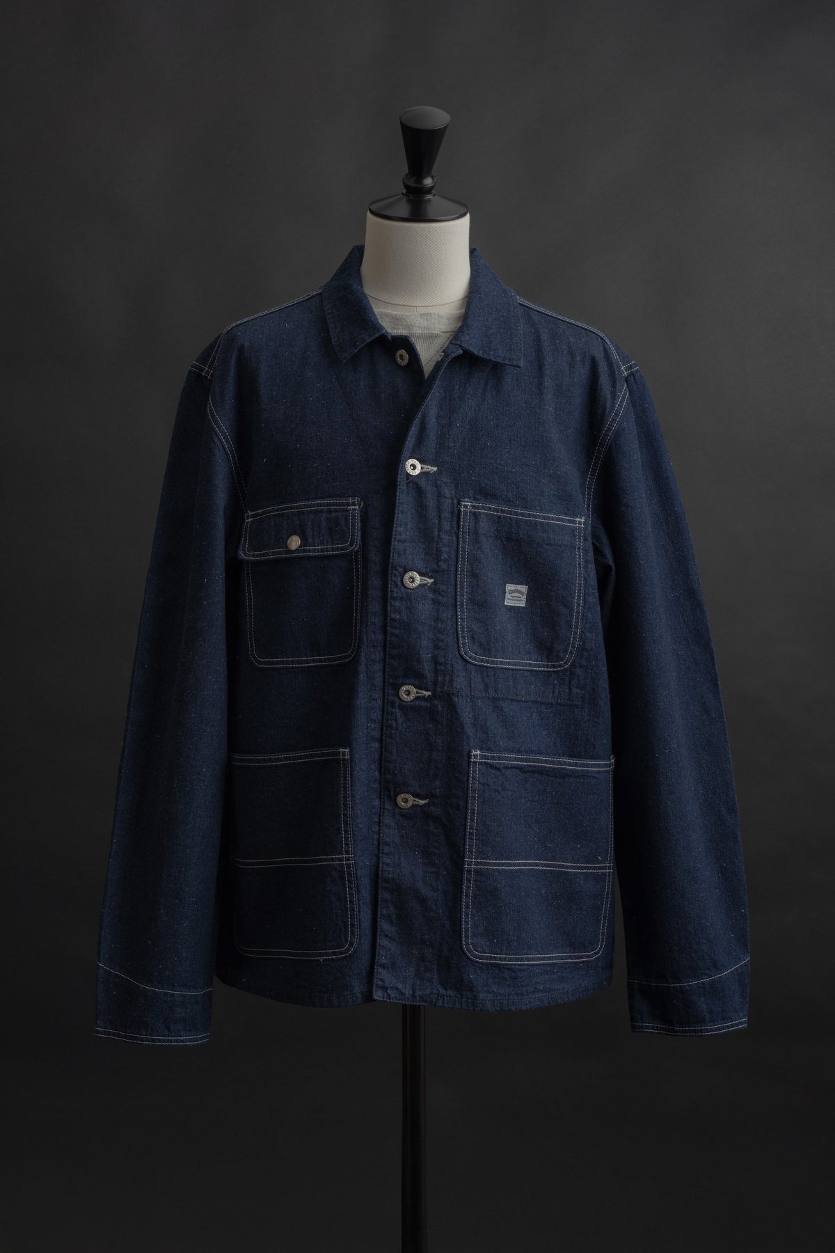 WR623F (81) World Workers Indigo Nep Denim Coverall Jacket