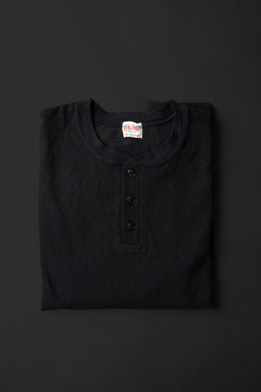 MTE014 (61) L/S HENLEY NECK T-SHIRT
