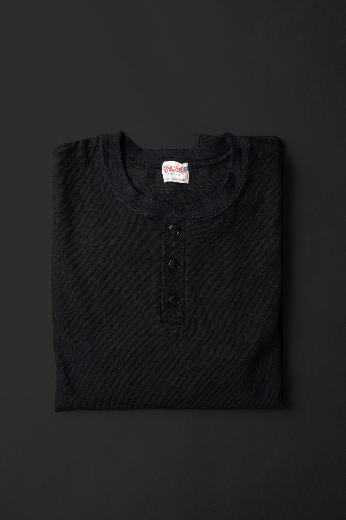 MTE014 (61) L/S HENLEY NECK T-SHIRT