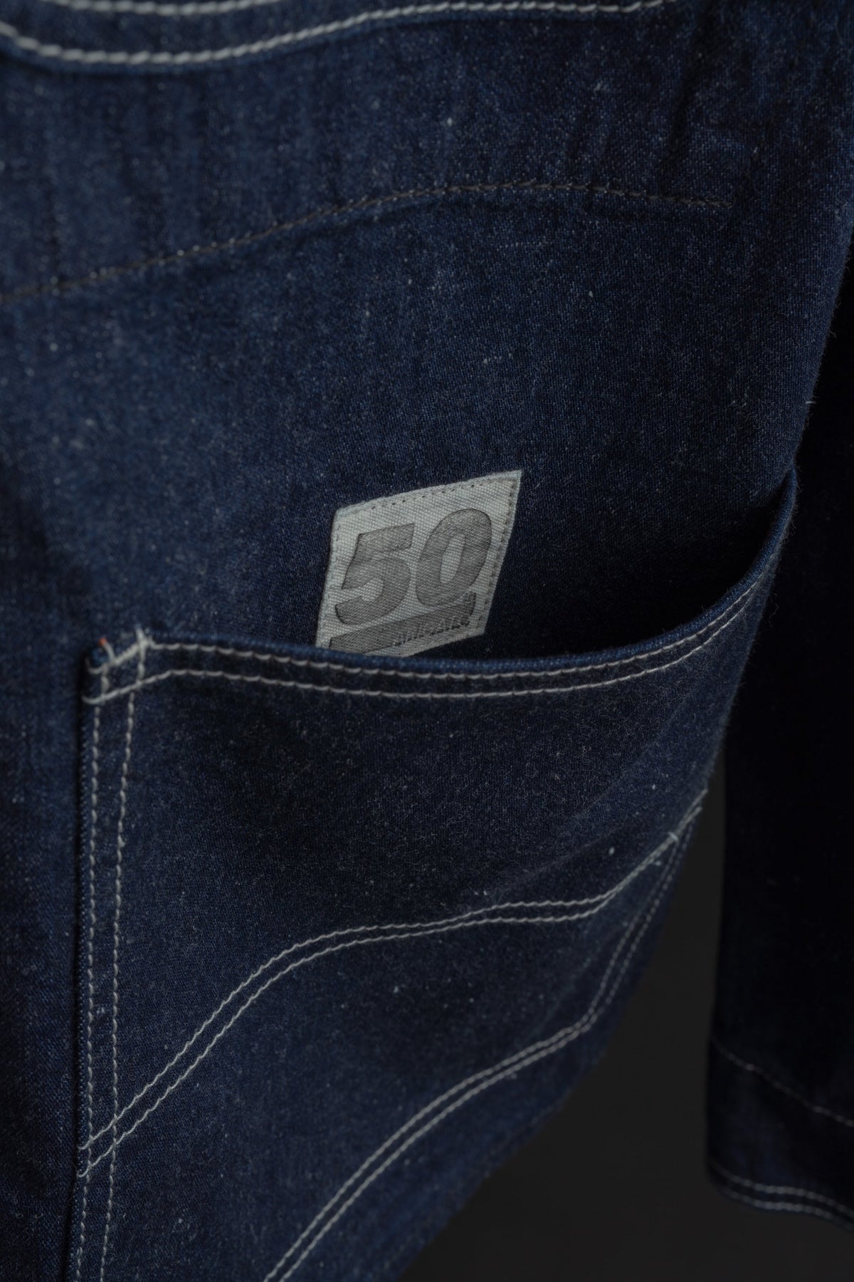 WR623F (81) World Workers Indigo Nep Denim Coverall Jacket