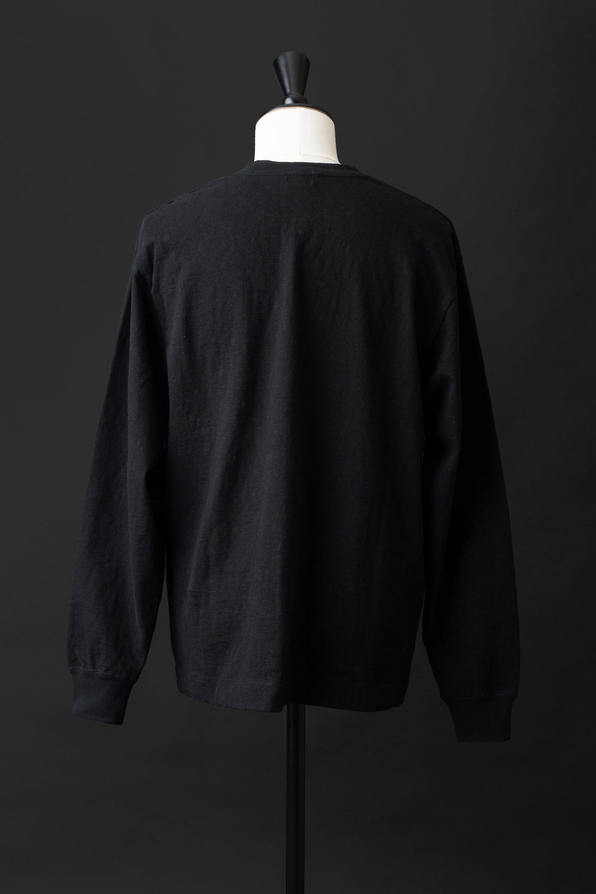 MTE014 (61) L/S HENLEY NECK T-SHIRT