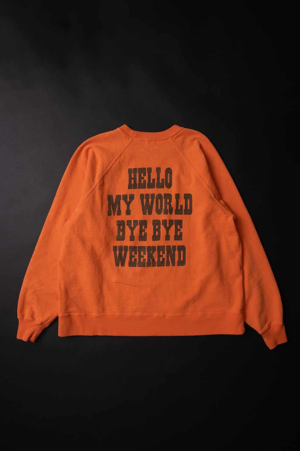 MTE008(44) [BEAVER] RAGLAN SLEEVES SWEAT | ORANGE