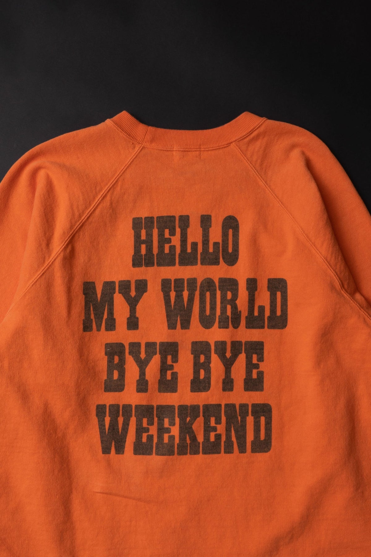 MTE008(44) [BEAVER] RAGLAN SLEEVES SWEAT | ORANGE