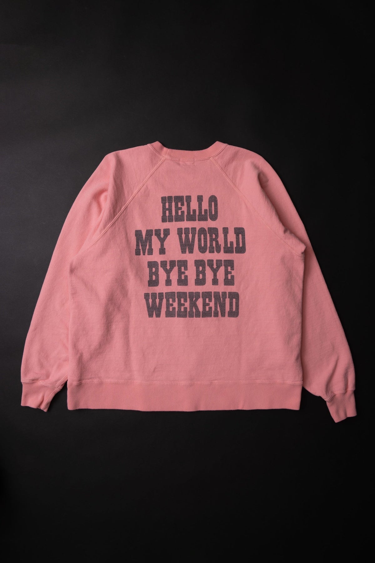 MTE008(27) [BEAVER] RAGLAN SLEEVES SWEAT | PINK