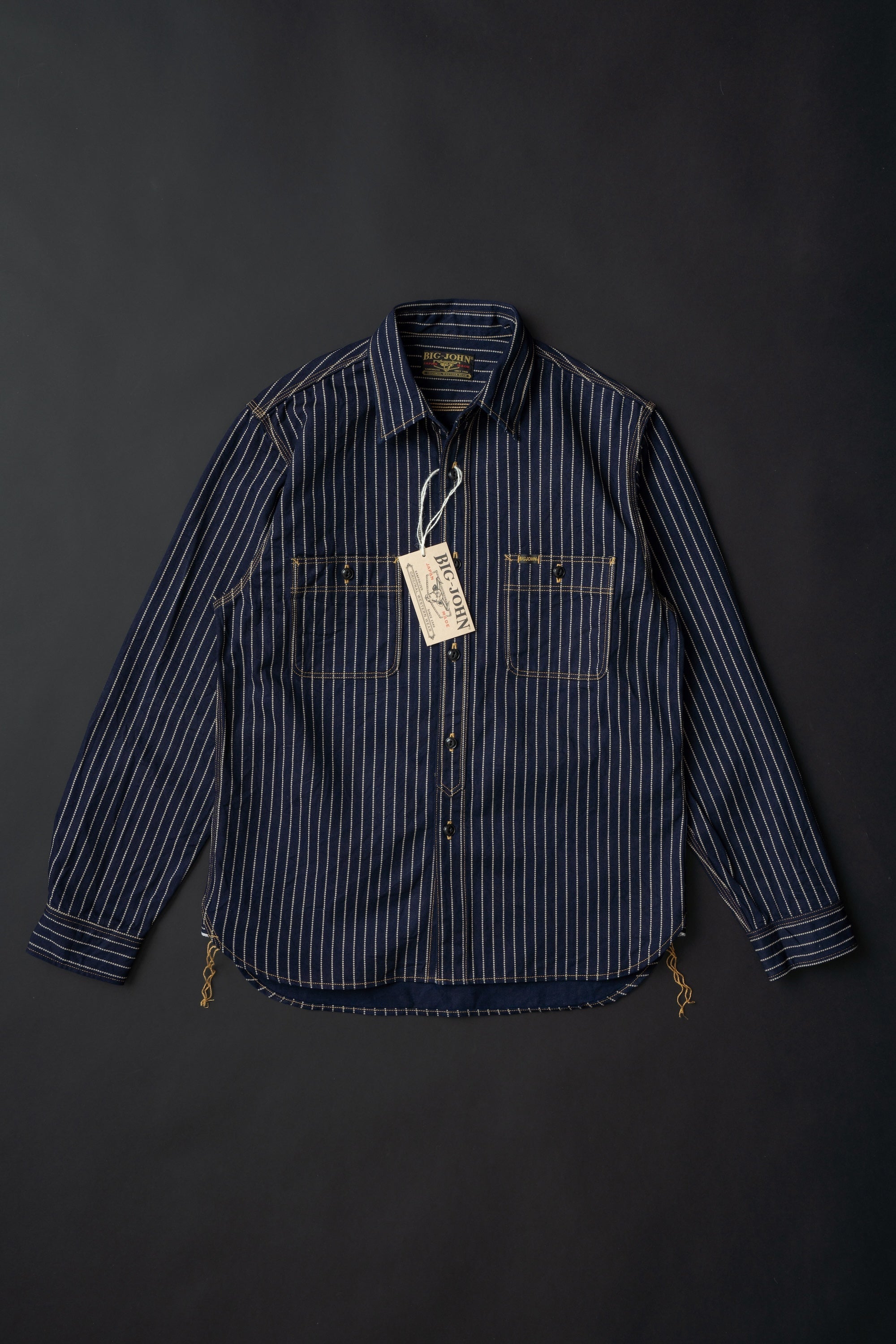 MS005E (055P) 10oz SELVAGE WORK SHIRT WABASH