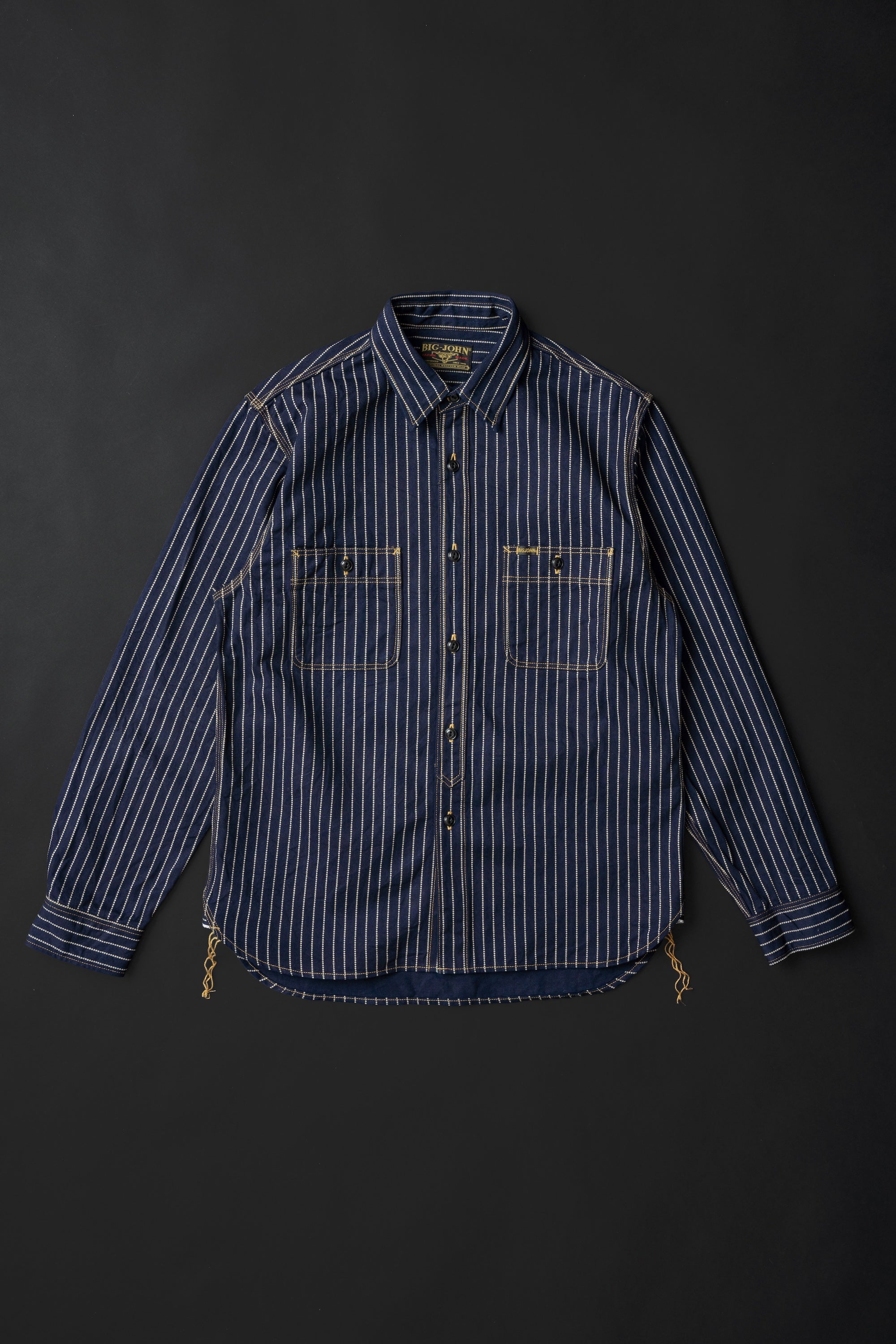 MS005E (055P) 10oz SELVAGE WORK SHIRT WABASH