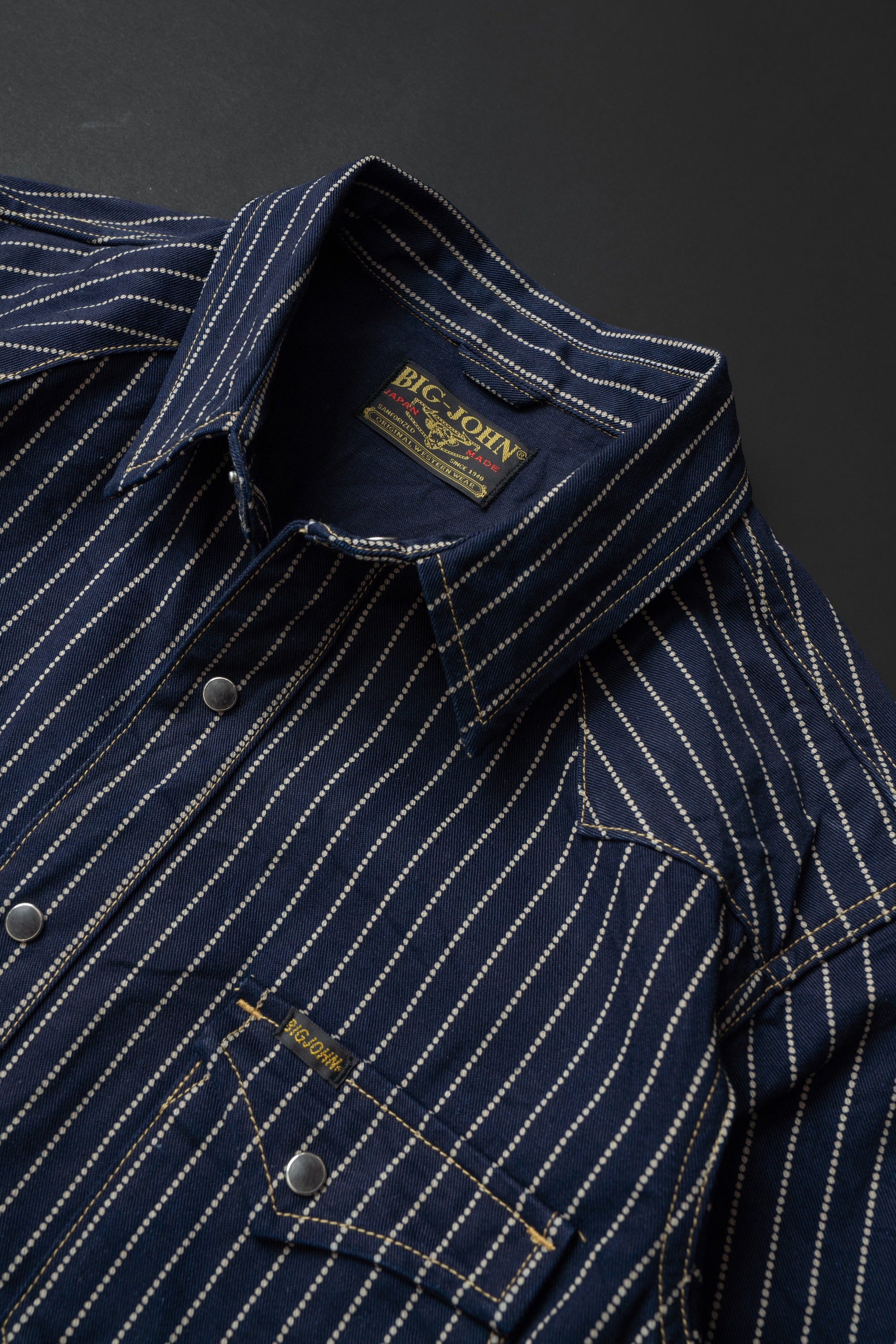 MS005E (055P) 10oz SELVAGE WORK SHIRT WABASH