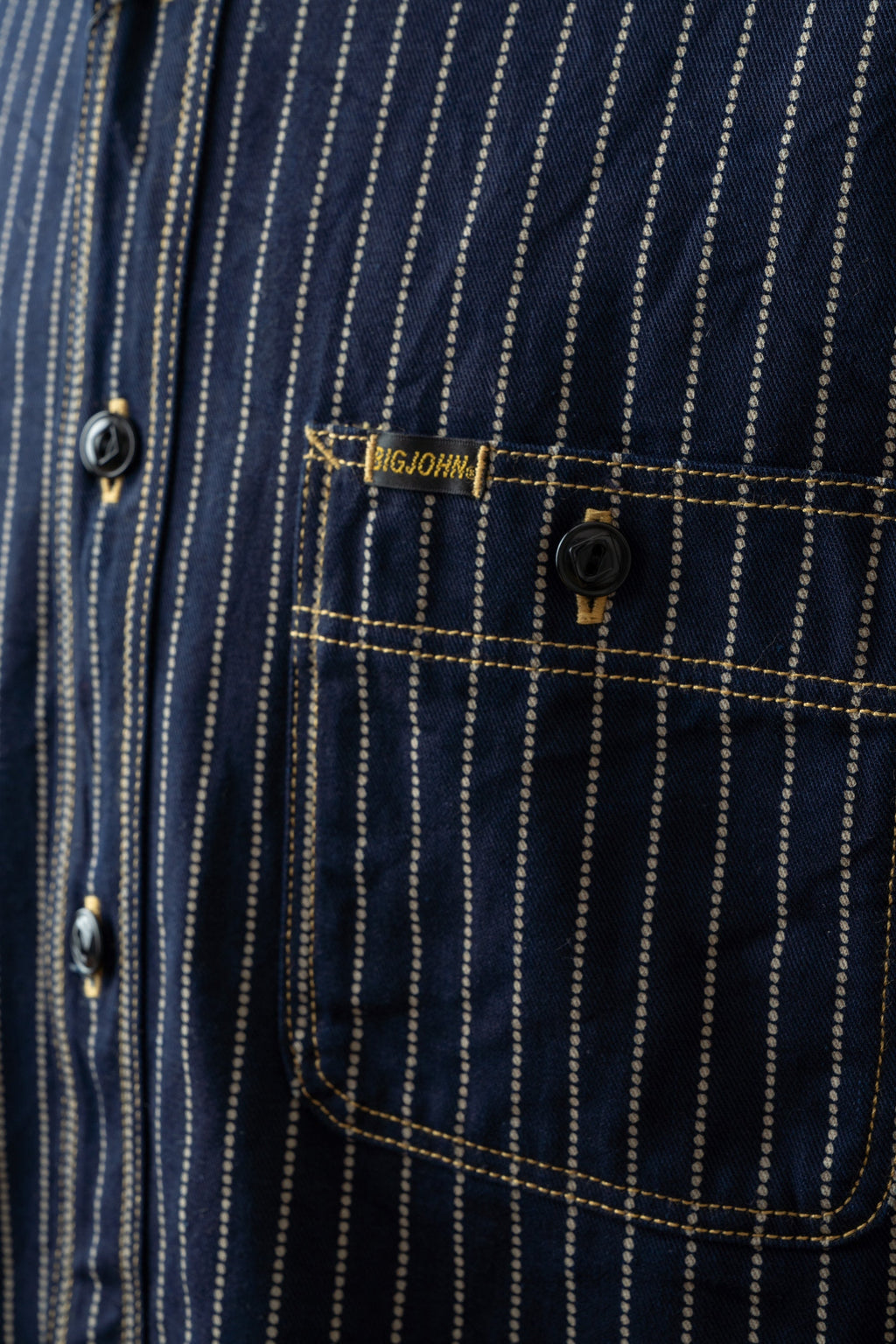 MS005E (055P) 10oz SELVAGE WORK SHIRT WABASH