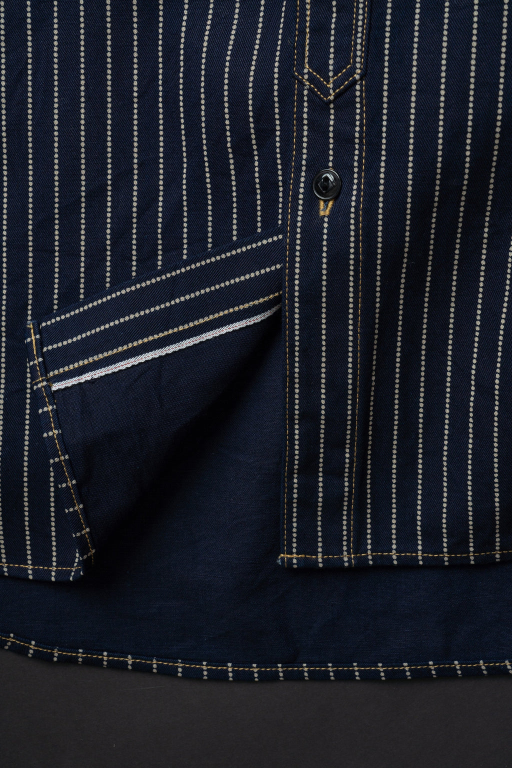 MS005E (055P) 10oz SELVAGE WORK SHIRT WABASH