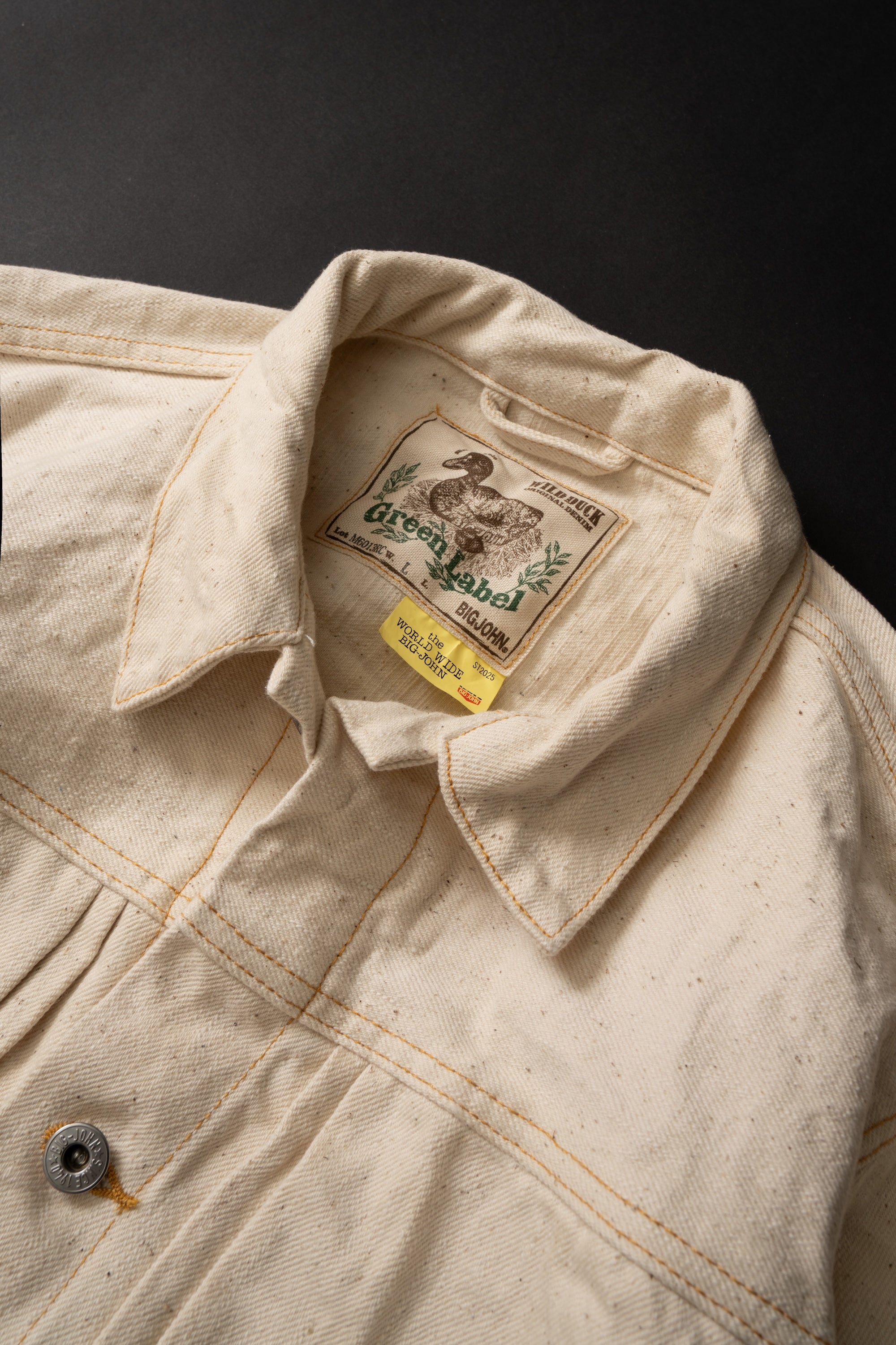 M6013RC (SPS　DUCK刺繍) GR LABEL WILD DUCK JACKET DUCK EMB Natural