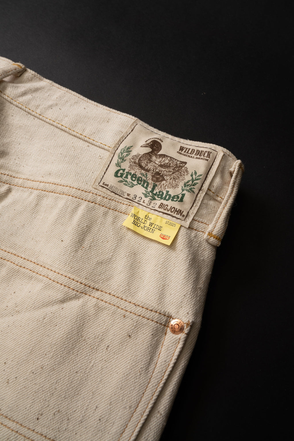 M1012RC (66) GR LABEL WILD DUCK JEANS Natural