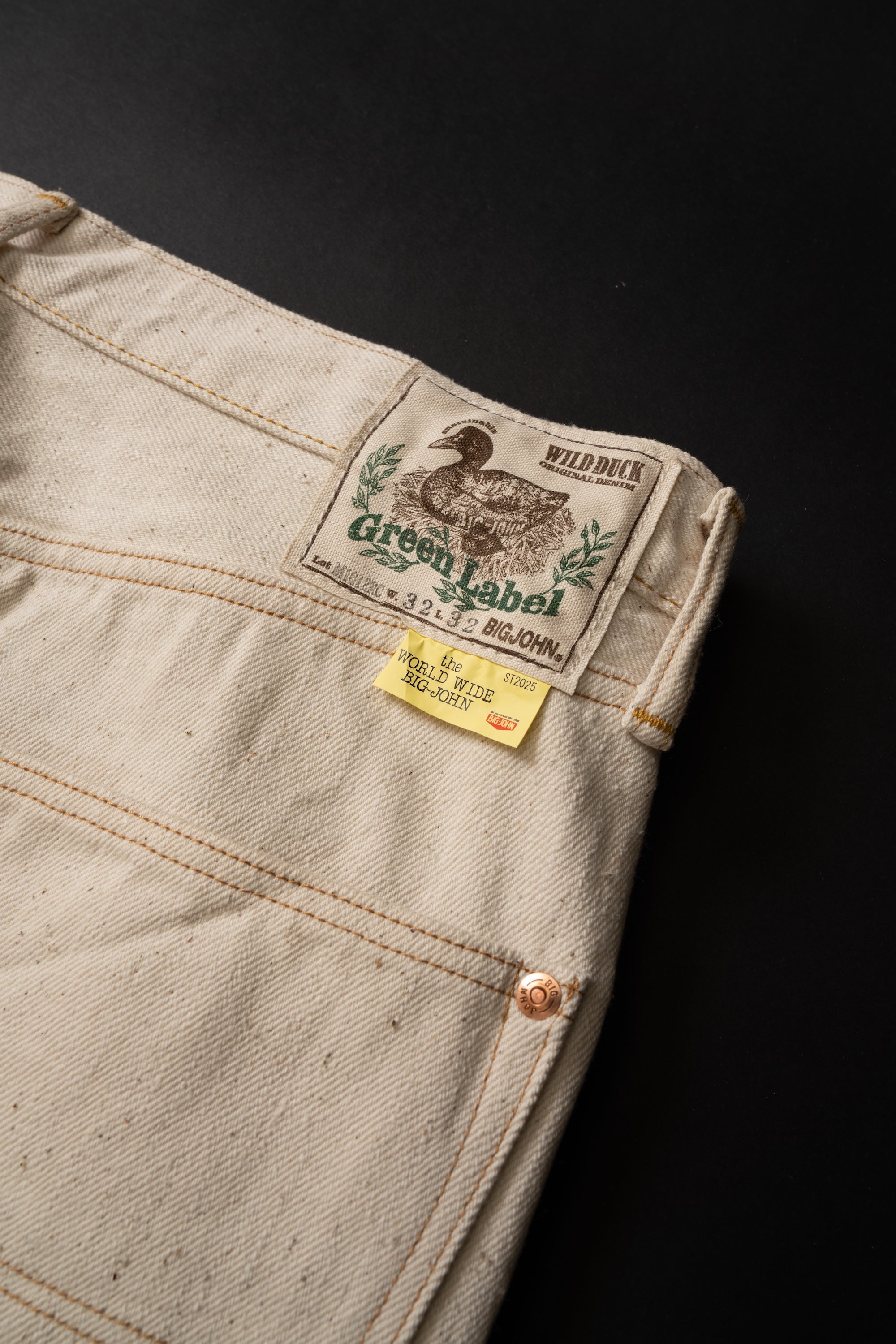 M1012RC (66) GR LABEL WILD DUCK JEANS Natural