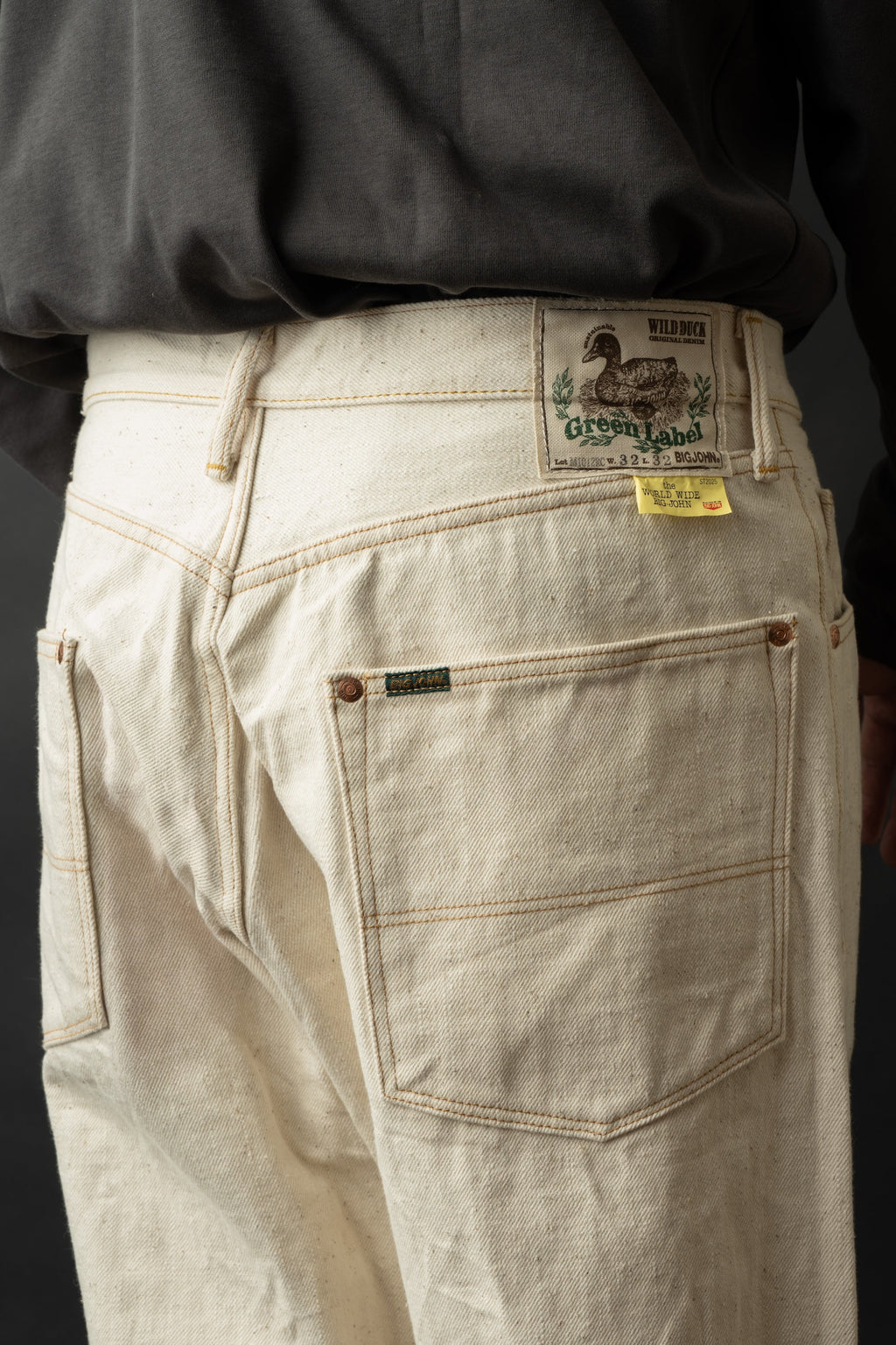 M1012RC (66) GR LABEL WILD DUCK JEANS Natural