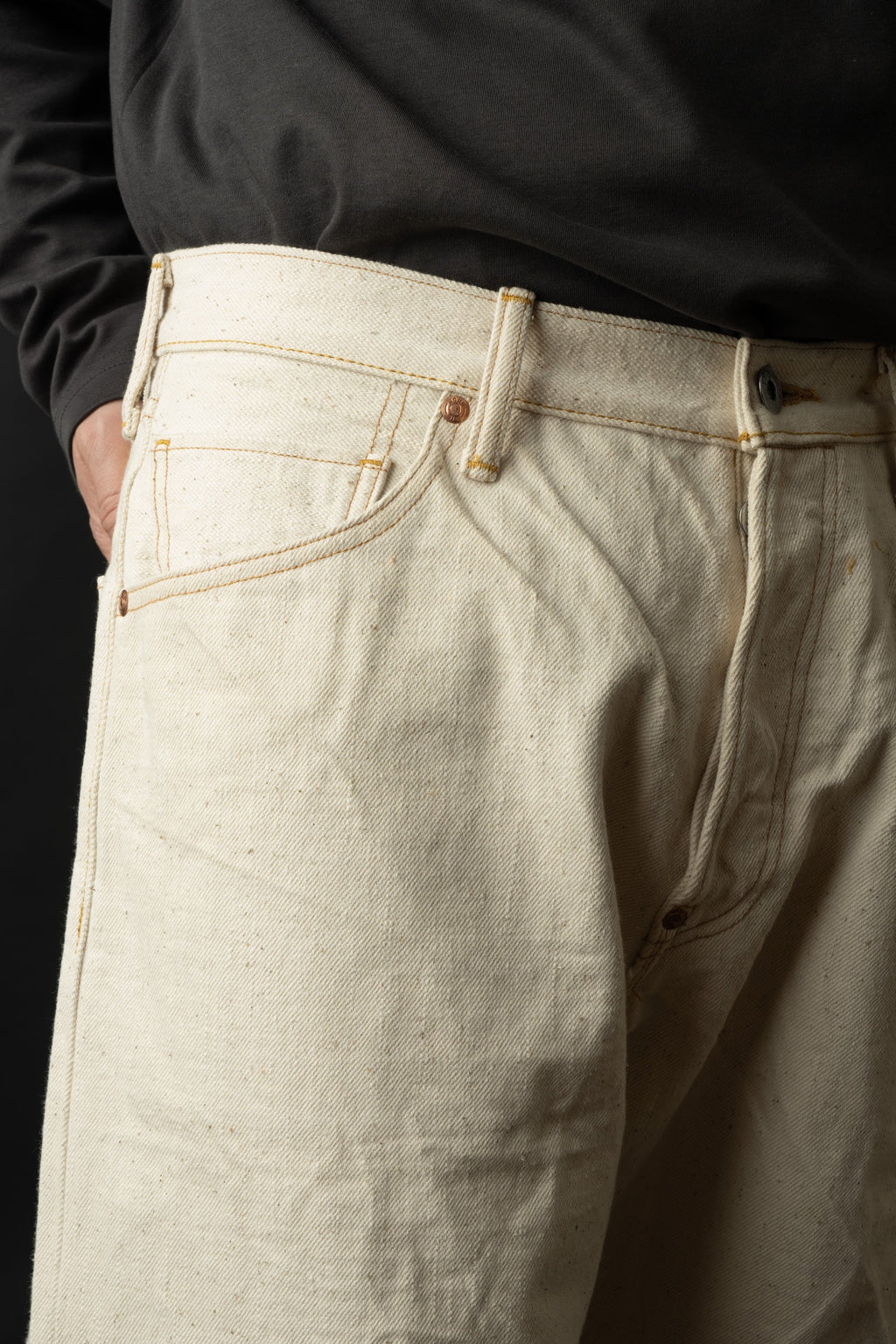 M1012RC (66) GR LABEL WILD DUCK JEANS Natural