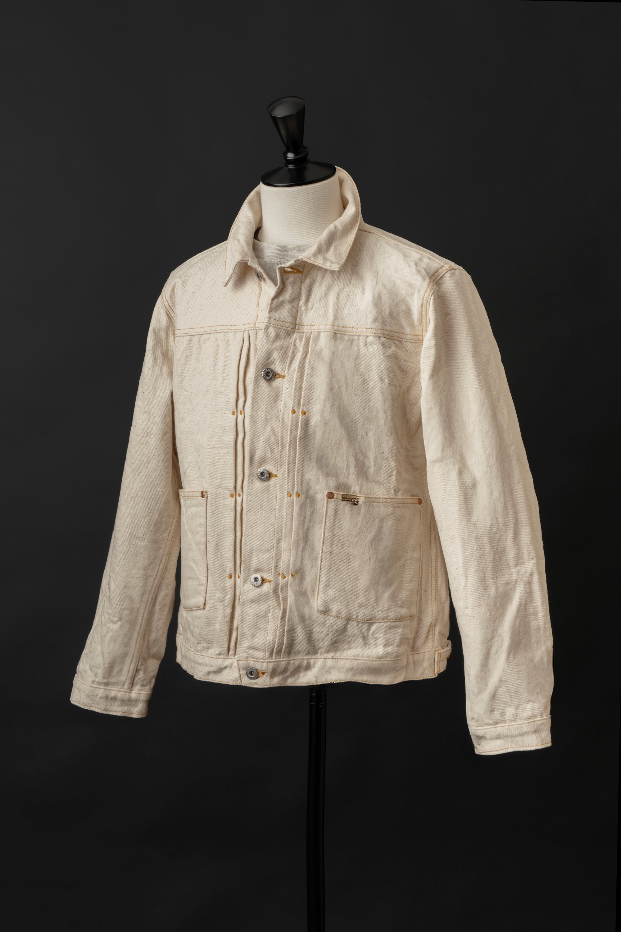 M6013RC (66) GR LABEL WILD DUCK JACKET Natural – Big-John-Intl