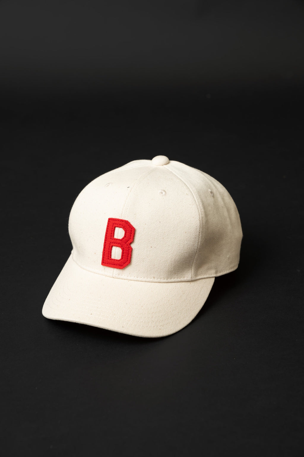 VBBJ049- (66 NATURAL) BJ BASEBALL B LOGO CAP