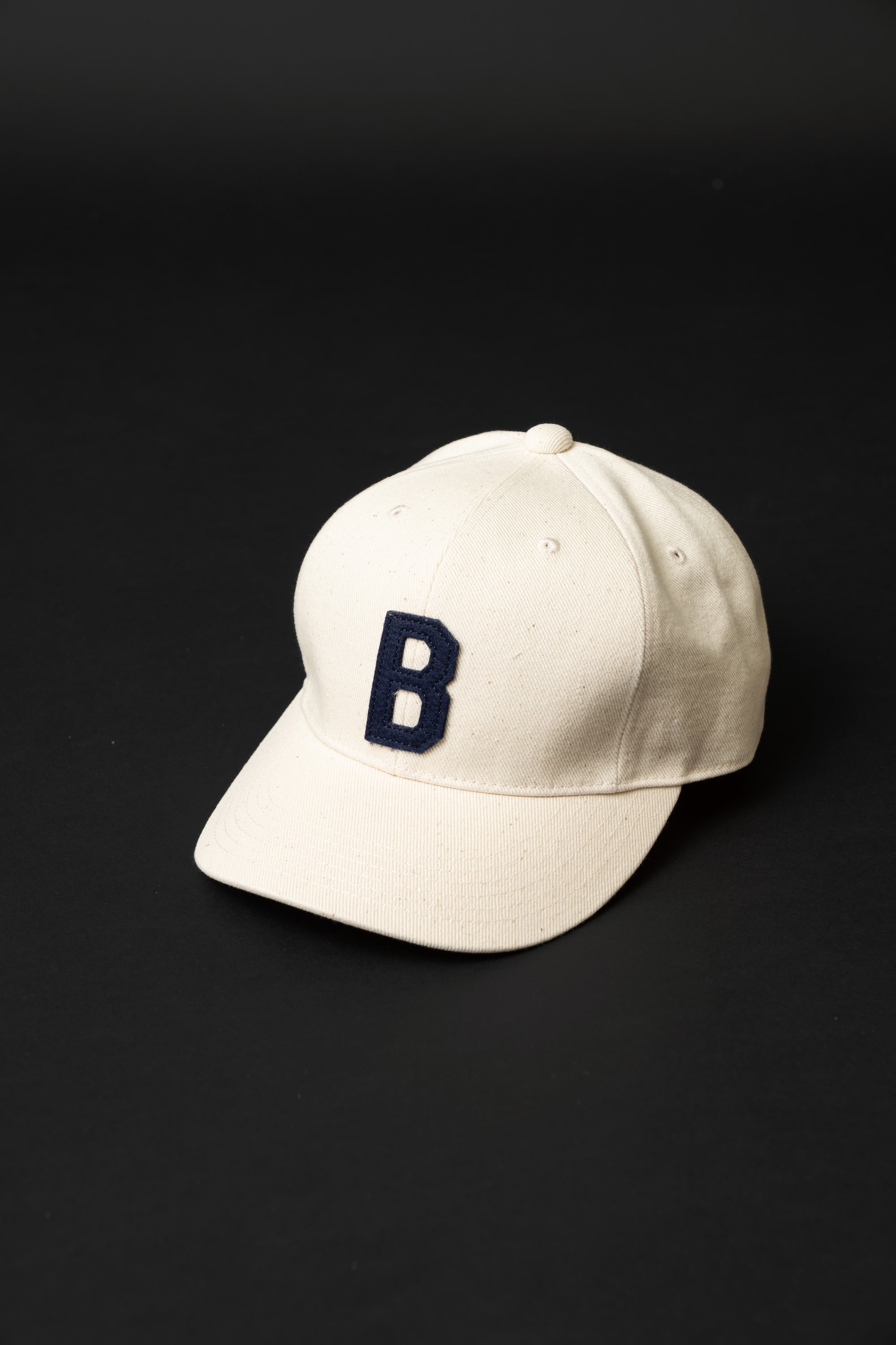 VBBJ049- (66 NATURAL) BJ BASEBALL B LOGO CAP