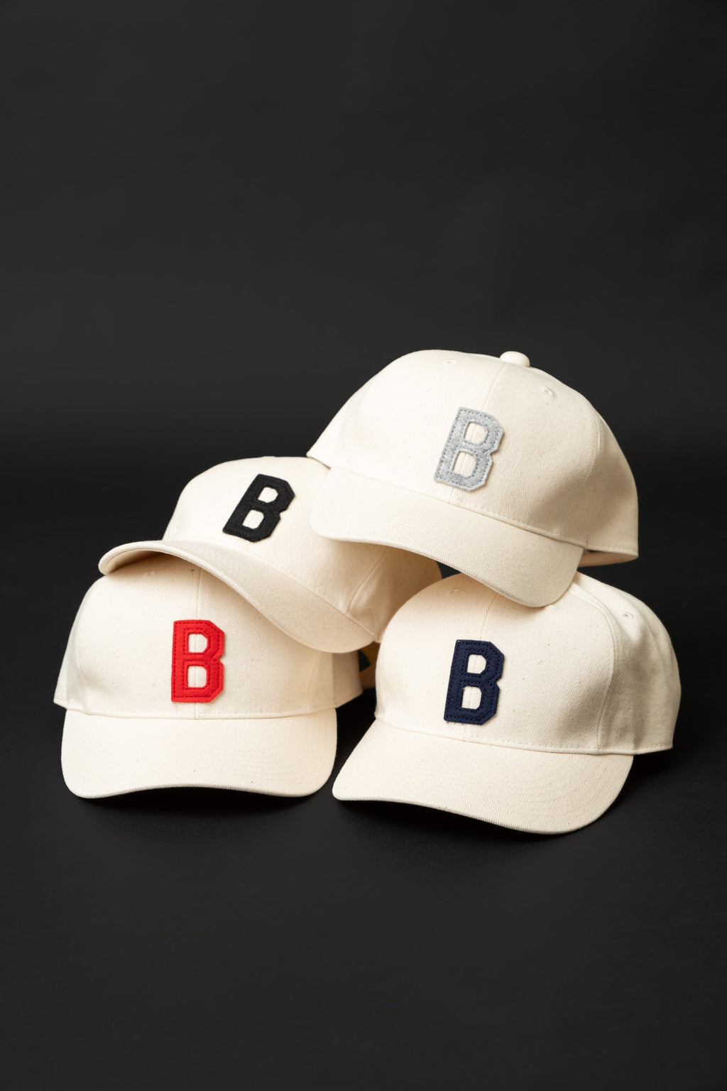 VBBJ049- (66 NATURAL) BJ BASEBALL B LOGO CAP