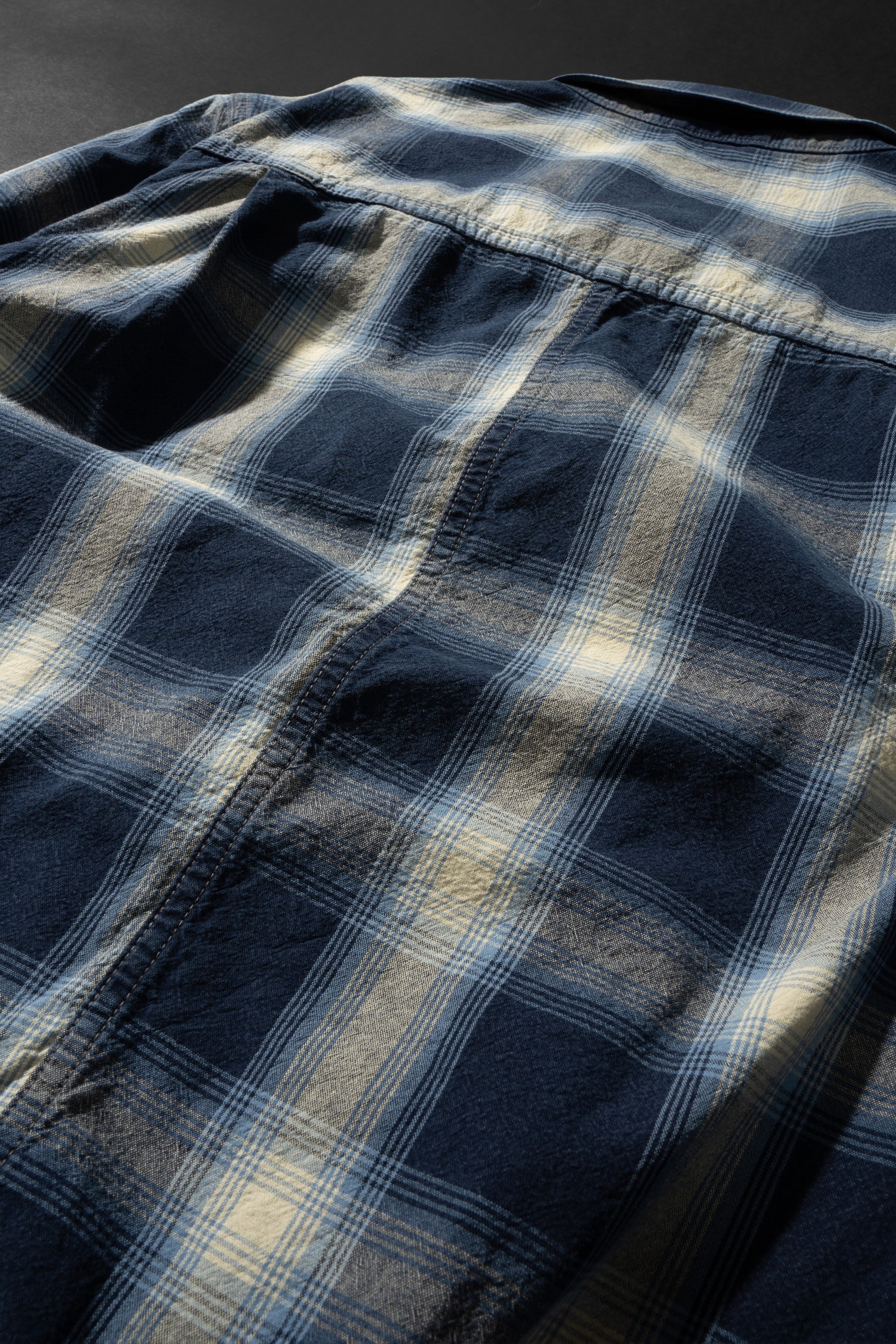 M6010J (ID01) INDIGO CHECK JACKET – Big-John-Intl