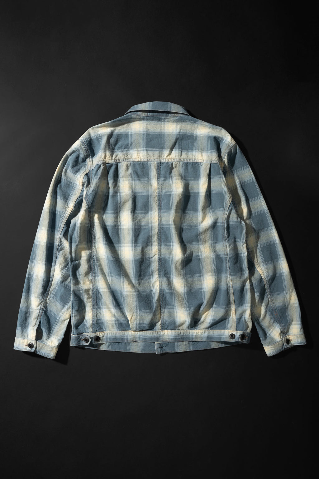 M6010J (ID02) INDIGO CHECK JACKET