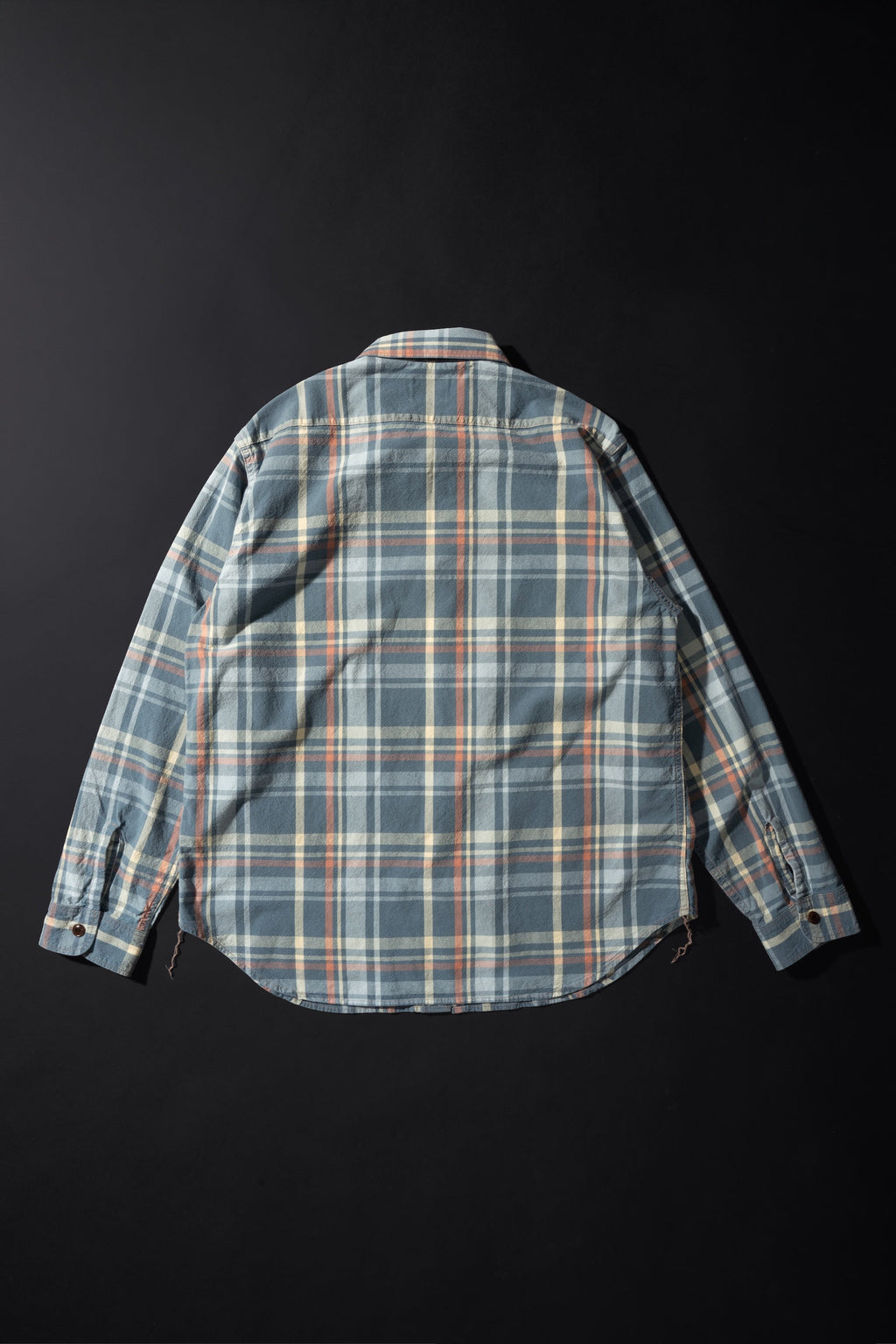 MS012G (ID02) INDIGO CHECK SHIRTS