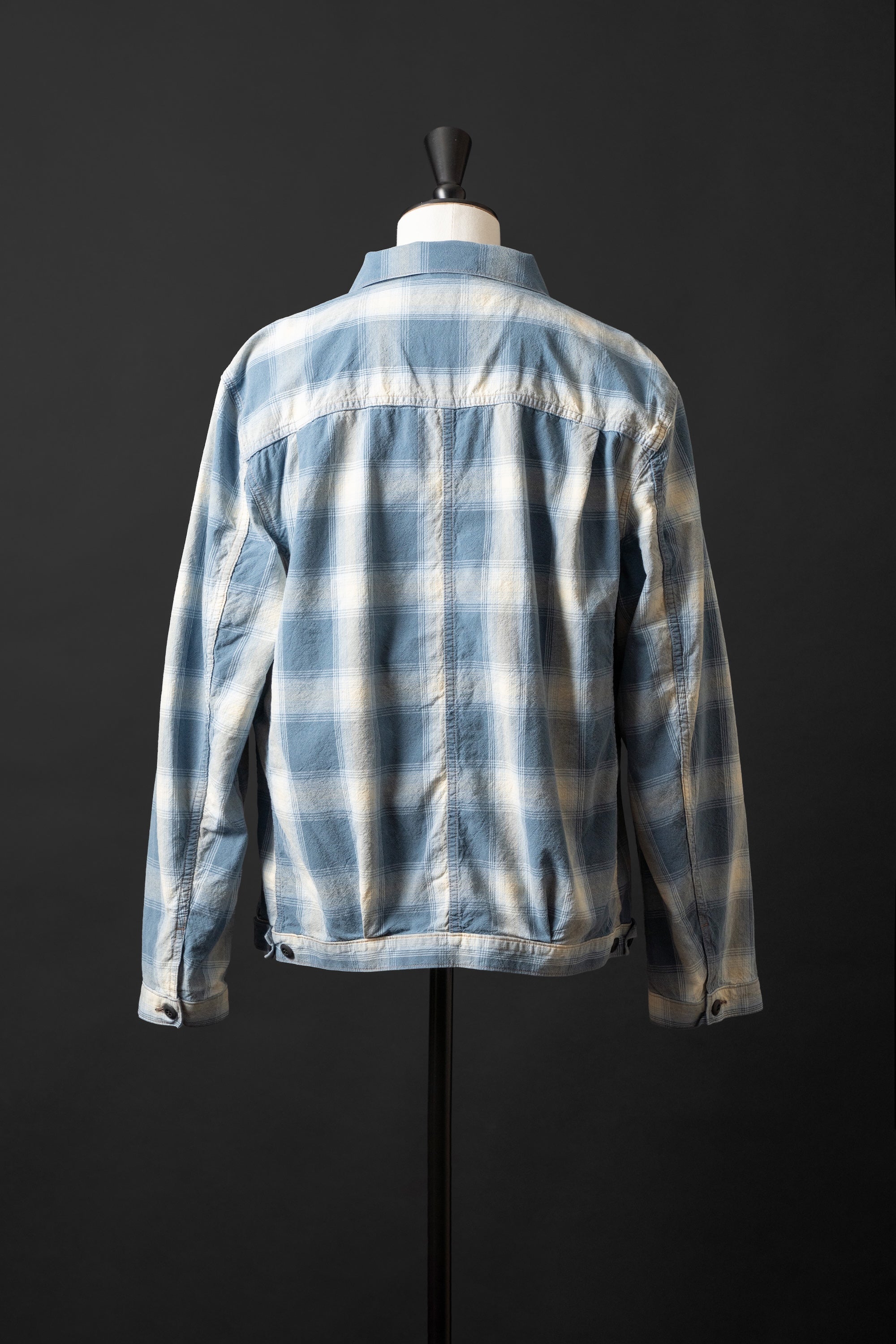 M6010J (ID02) INDIGO CHECK JACKET – Big-John-Intl