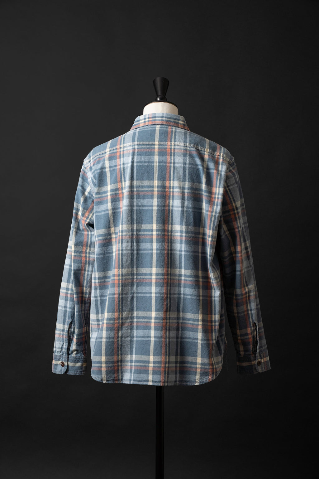 MS012G (ID02) INDIGO CHECK SHIRTS