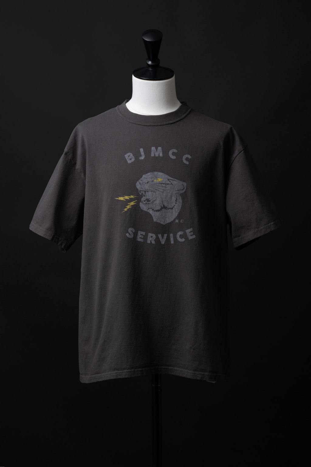 MTE016 (60) 丸胴 Tee BIG JOHN MOTORCYCLE CLUB SERVICE