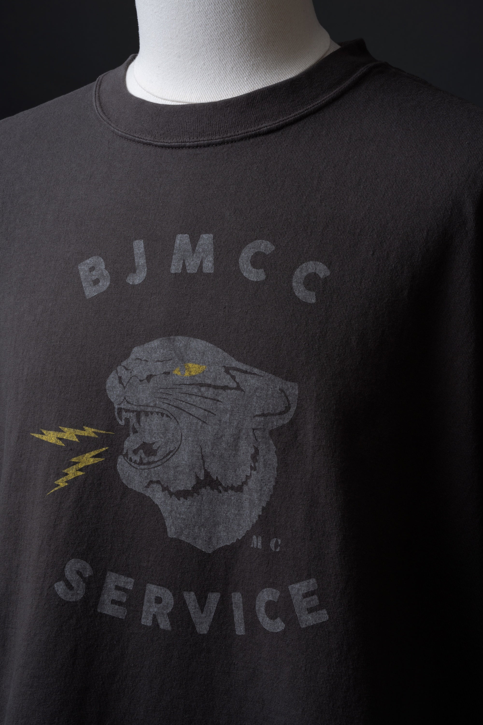 MTE016 (60) 丸胴 Tee BIG JOHN MOTORCYCLE CLUB SERVICE