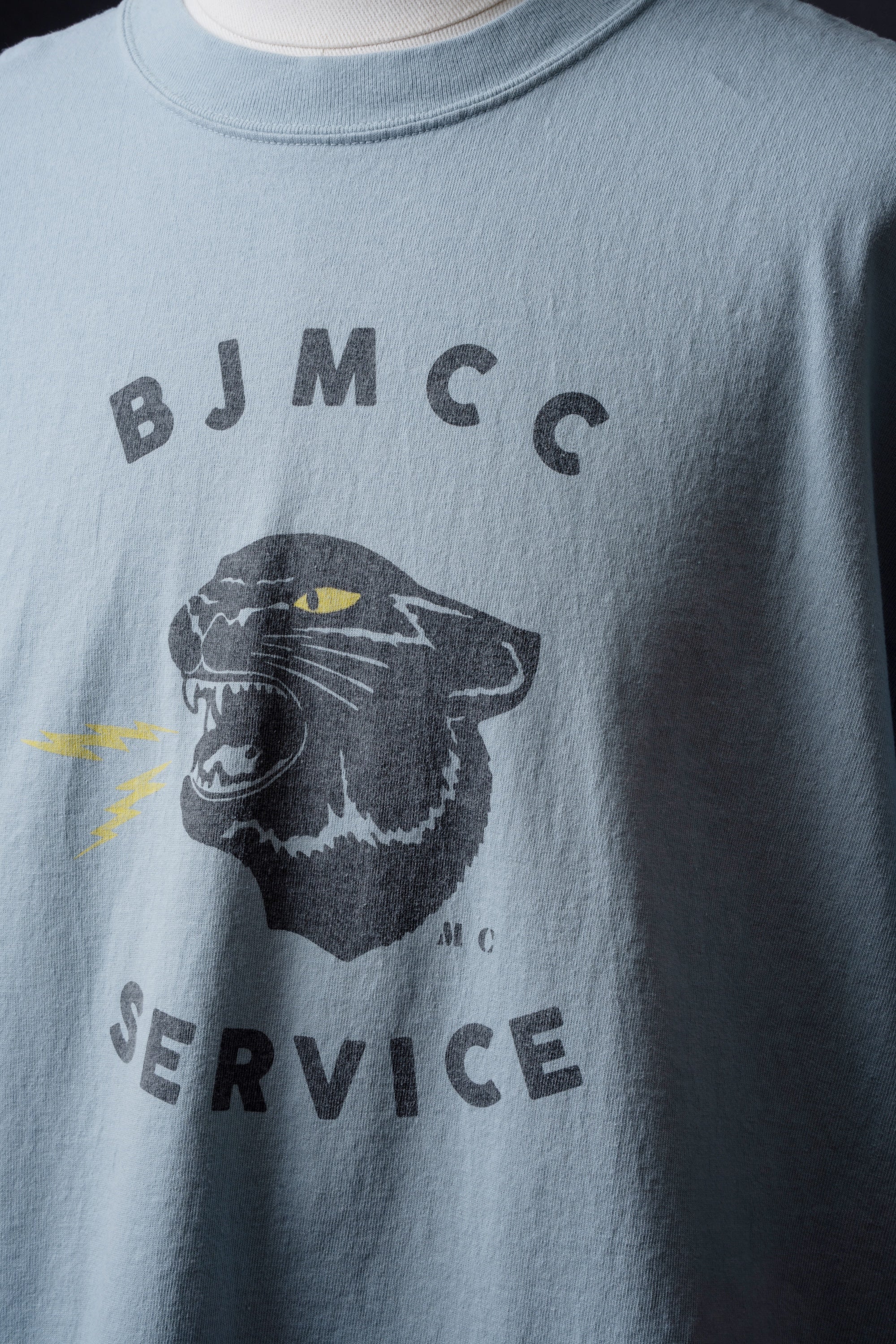 MTE016 (07) 丸胴 Tee BIG JOHN MOTORCYCLE CLUB SERVICE