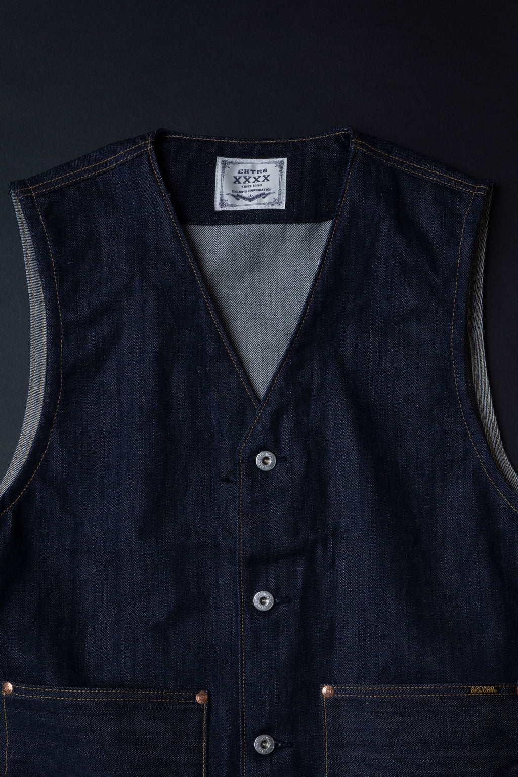 XX602BE (000)『XXXX-EXTRA』BUTTON UP VEST